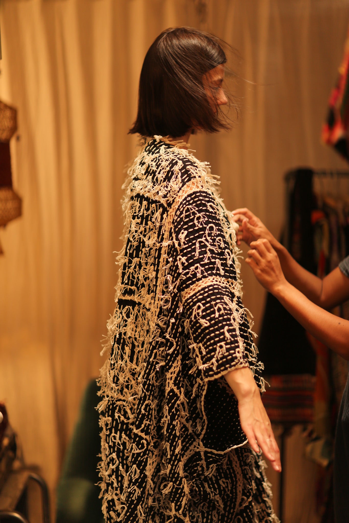 FRINGE KIMONO MATRIXA