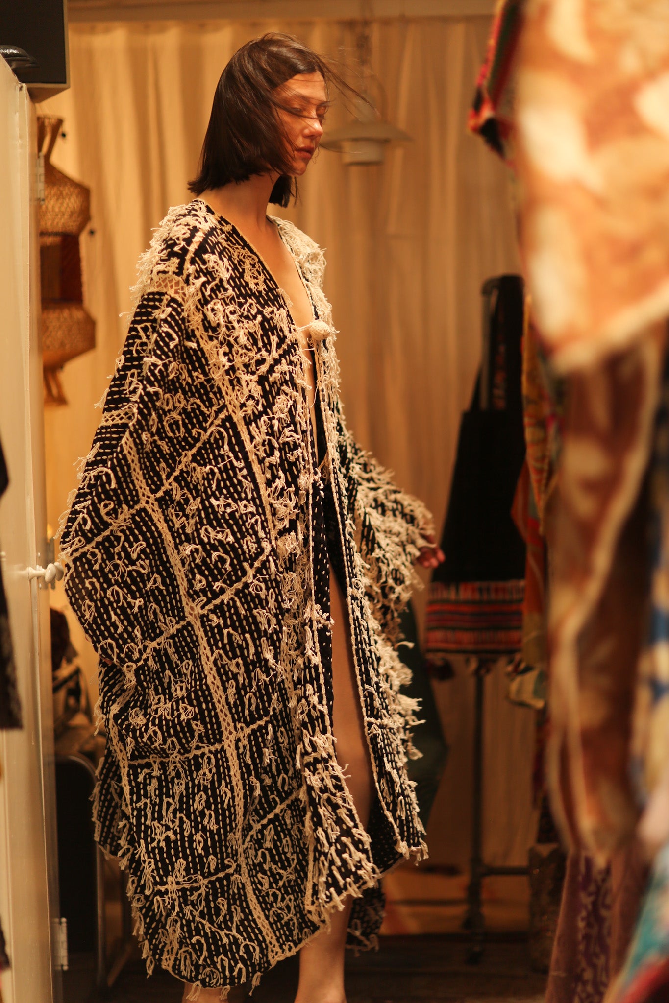 FRINGE KIMONO MATRIXA