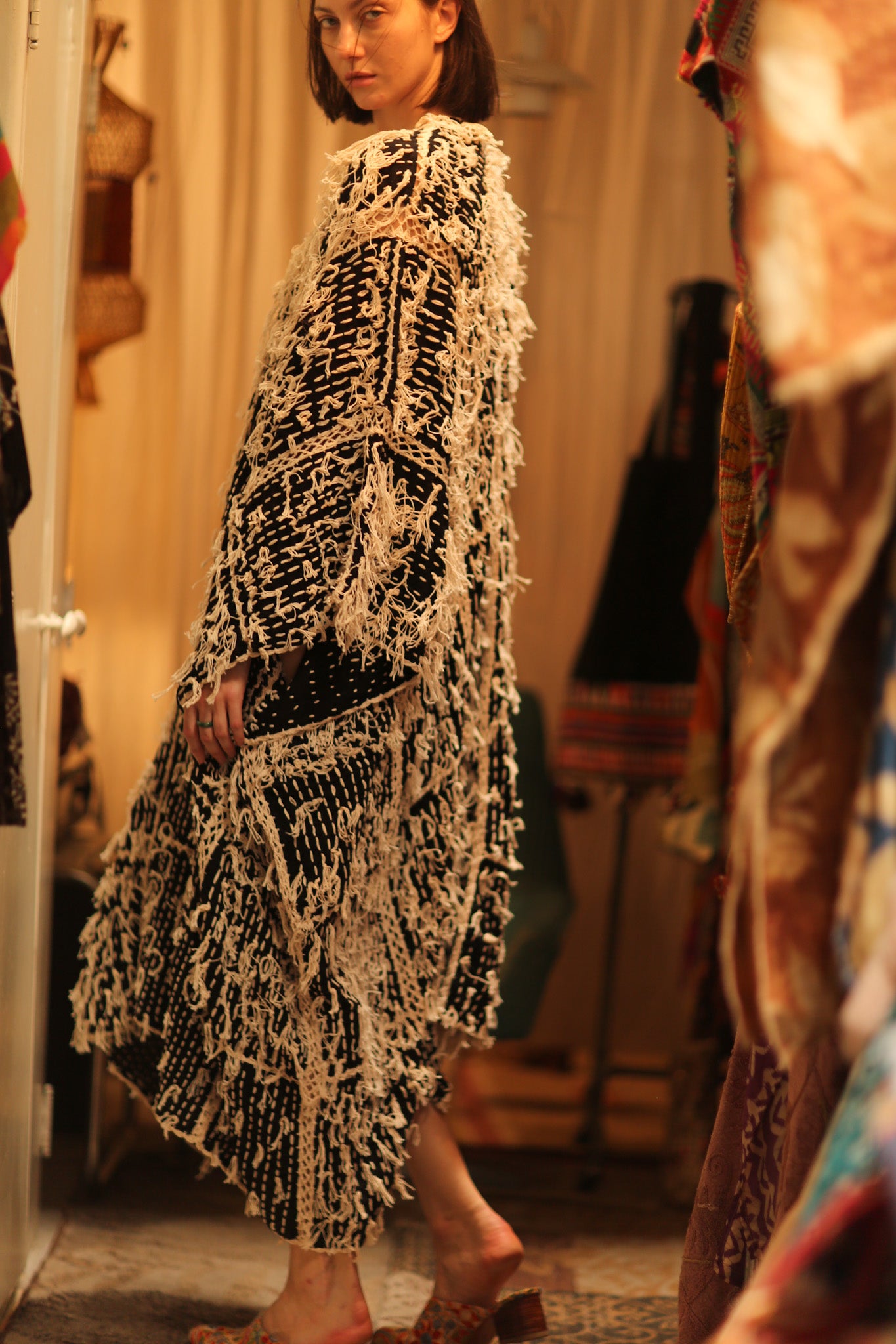 FRINGE KIMONO MATRIXA