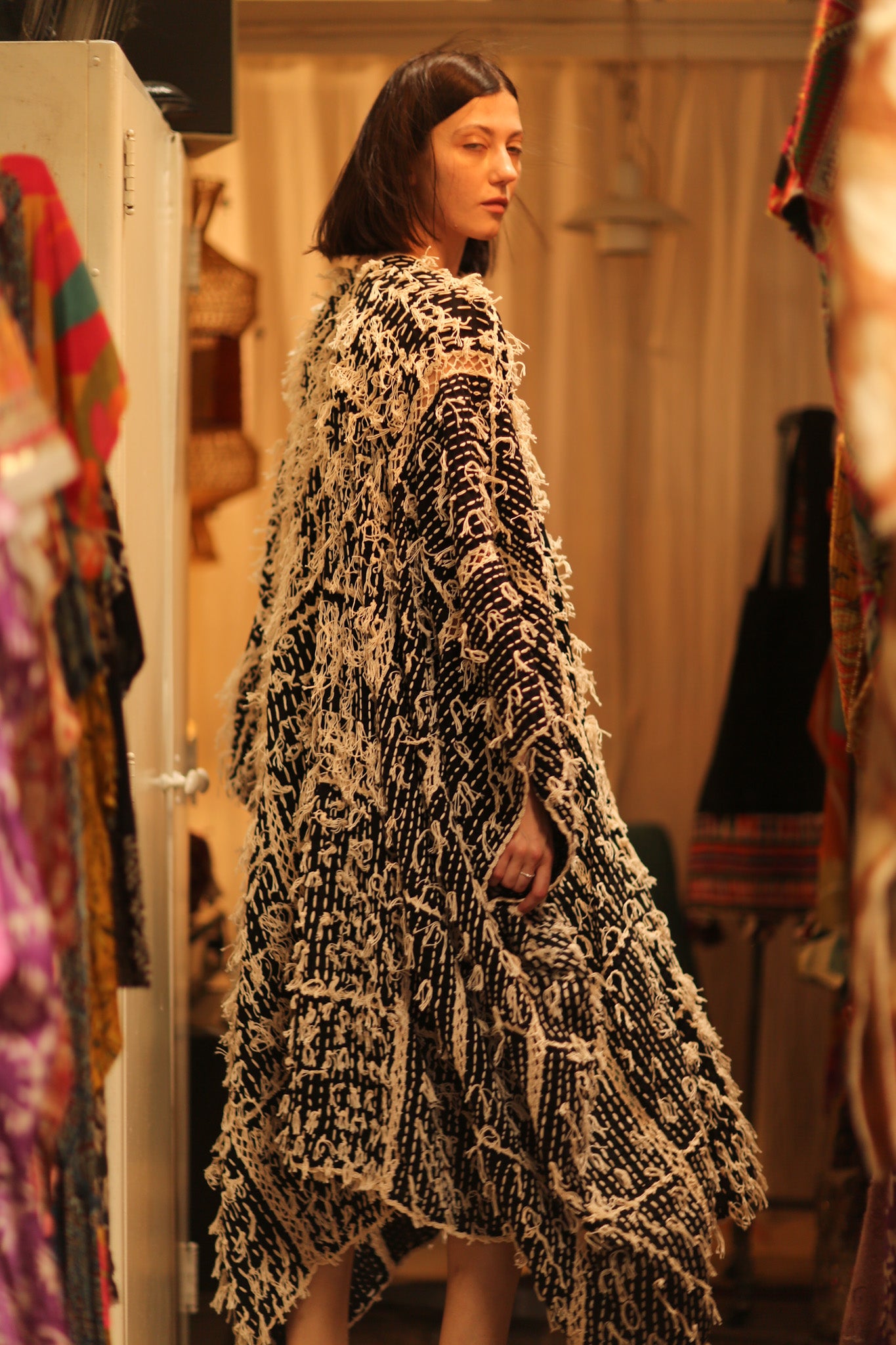 FRINGE KIMONO MATRIXA
