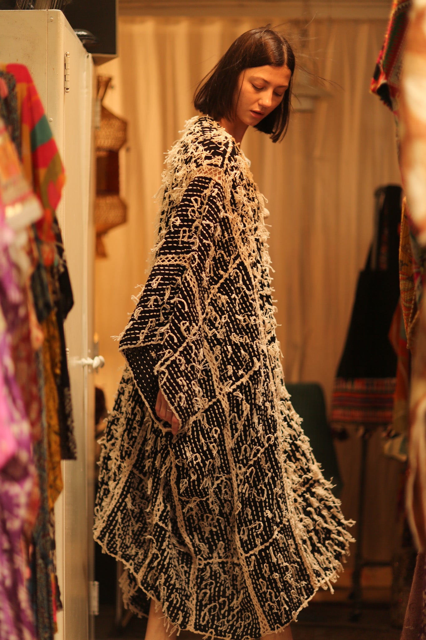 FRINGE KIMONO MATRIXA
