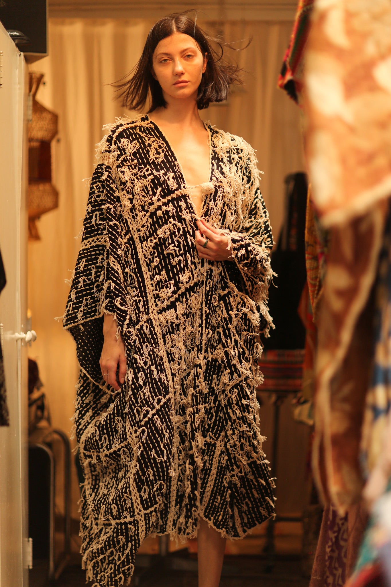 FRINGE KIMONO MATRIXA
