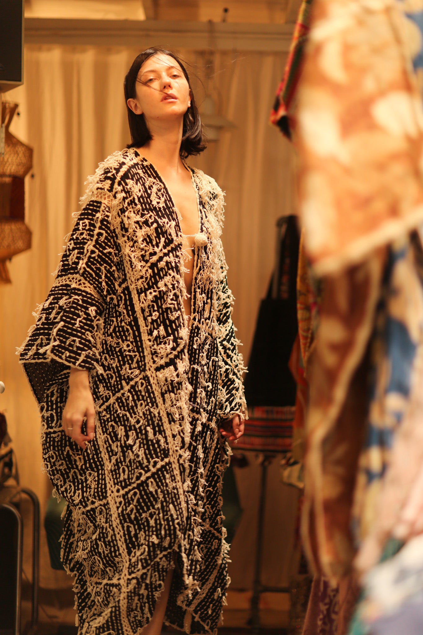 FRINGE KIMONO MATRIXA