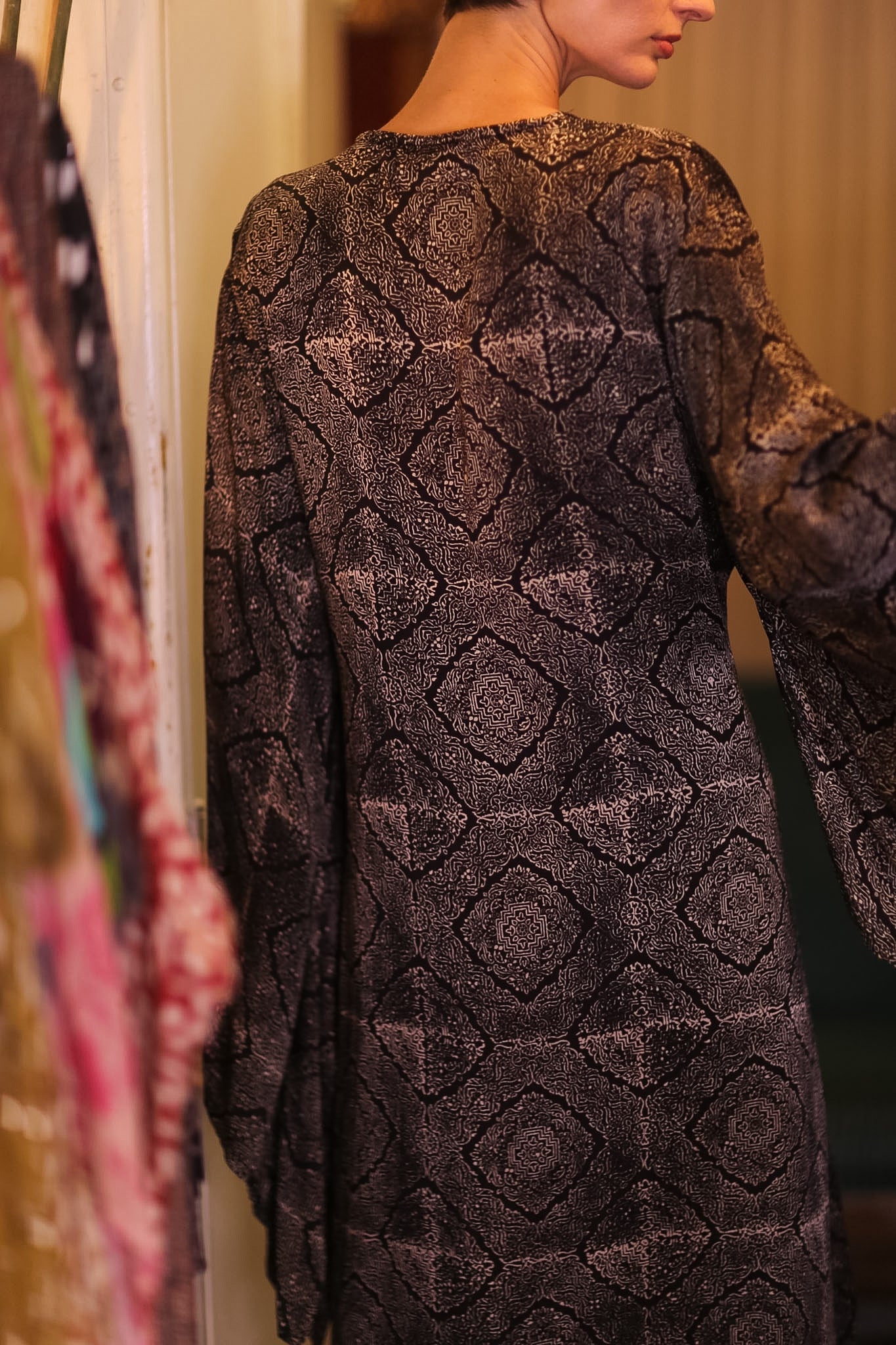 SILK KIMONO WING PINA KANOU