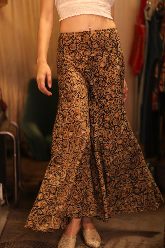 COTTON WIDE LEGS LONG PANTS RUBY SHWEWAR