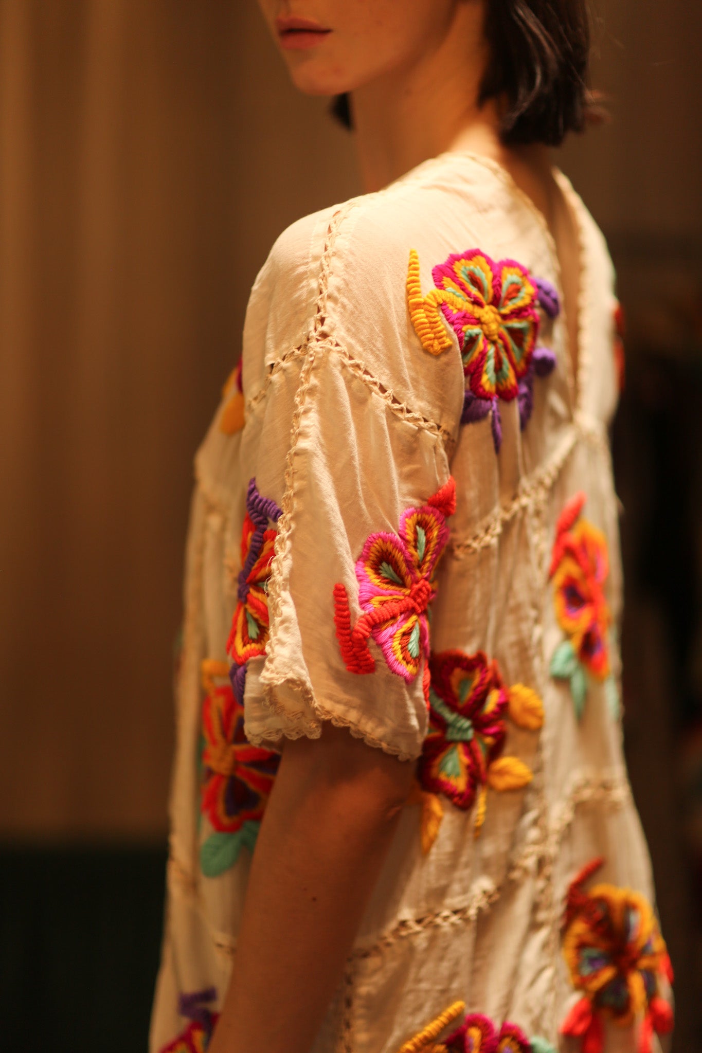 KATIA EMBROIDERED FLOWER DRESS