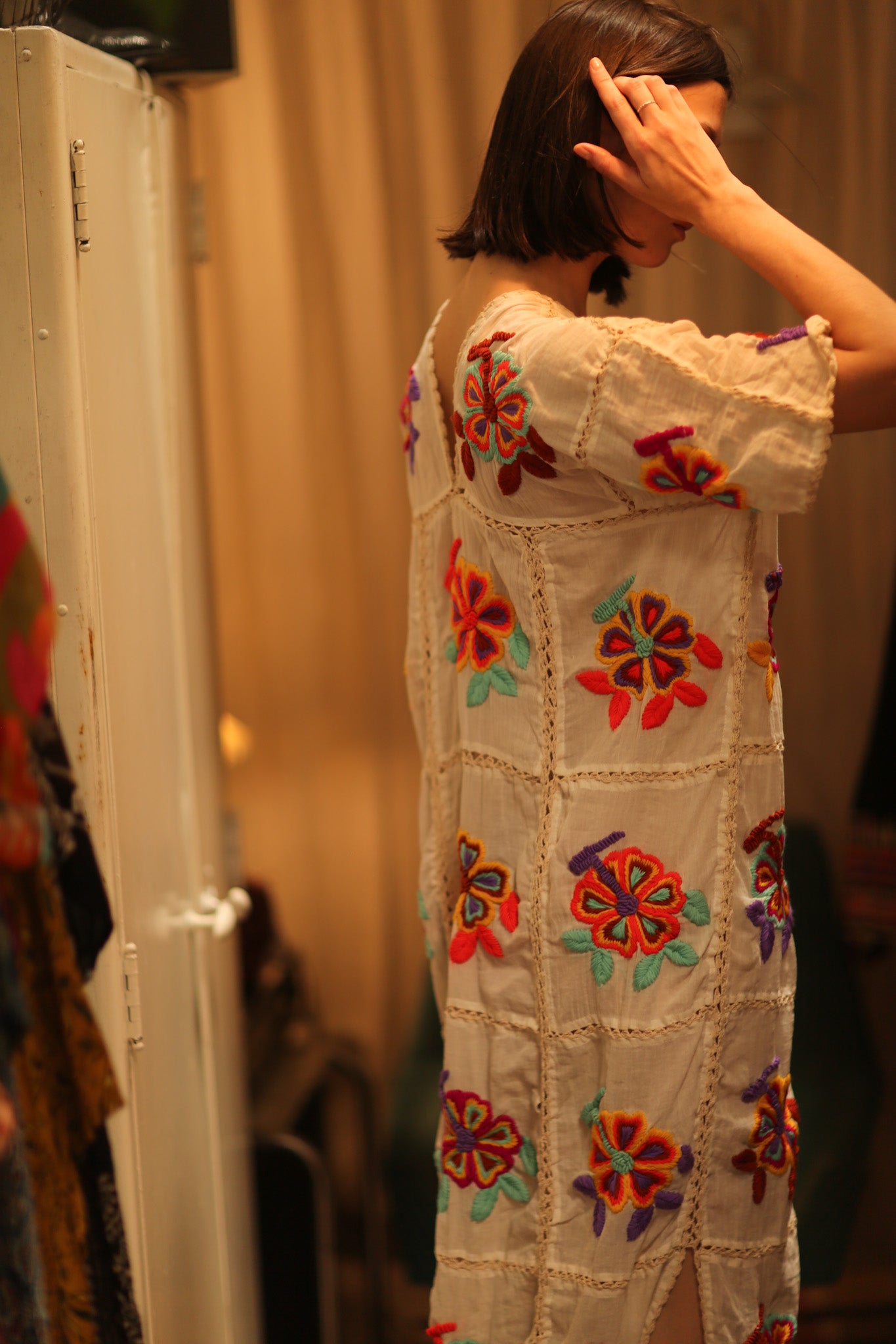 KATIA EMBROIDERED FLOWER DRESS