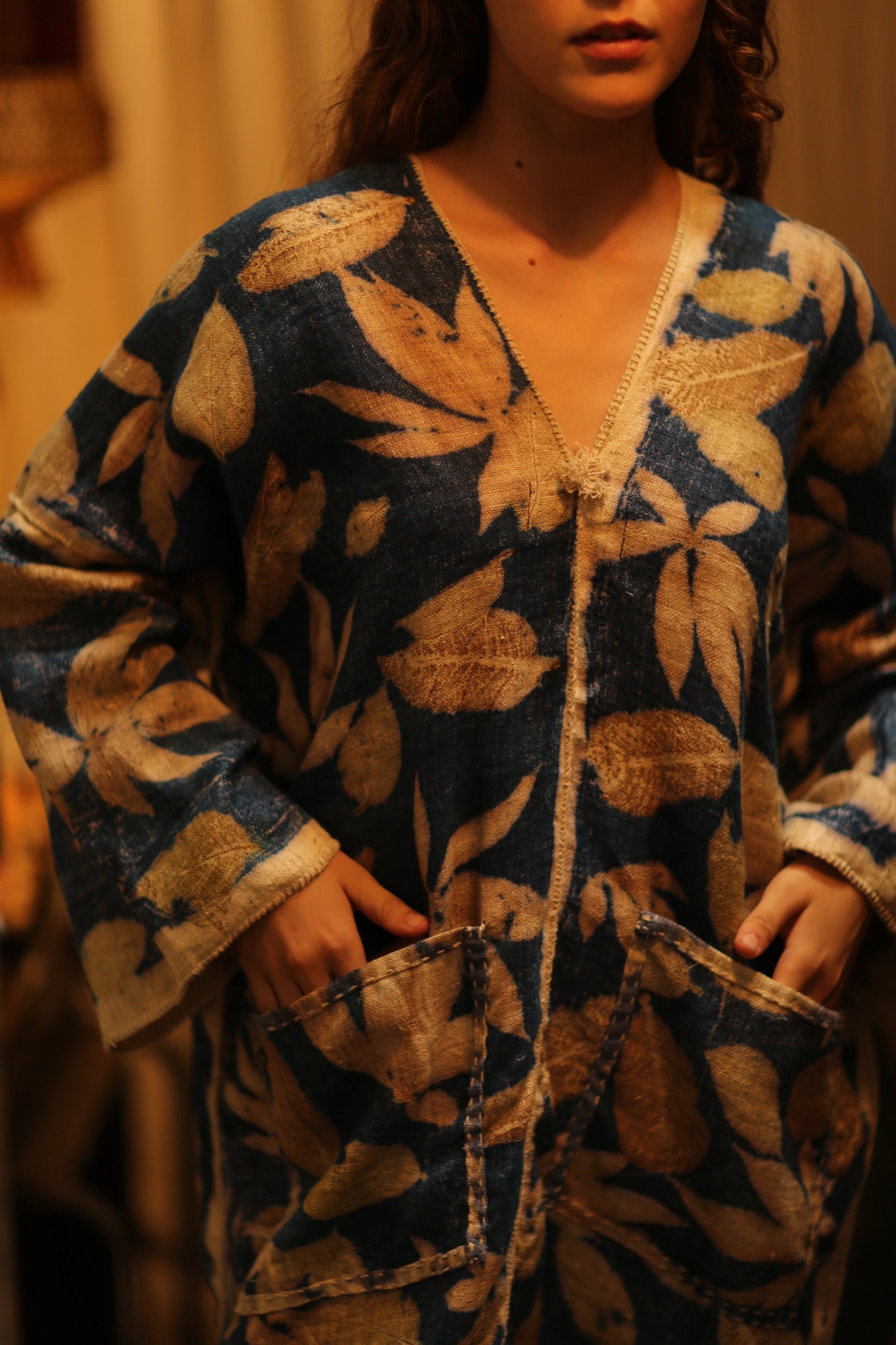 ABIGAIL KANCHON KAFTAN DRESS B2 - BANGKOK TAILOR CLOTHING STORE - HANDMADE CLOTHING