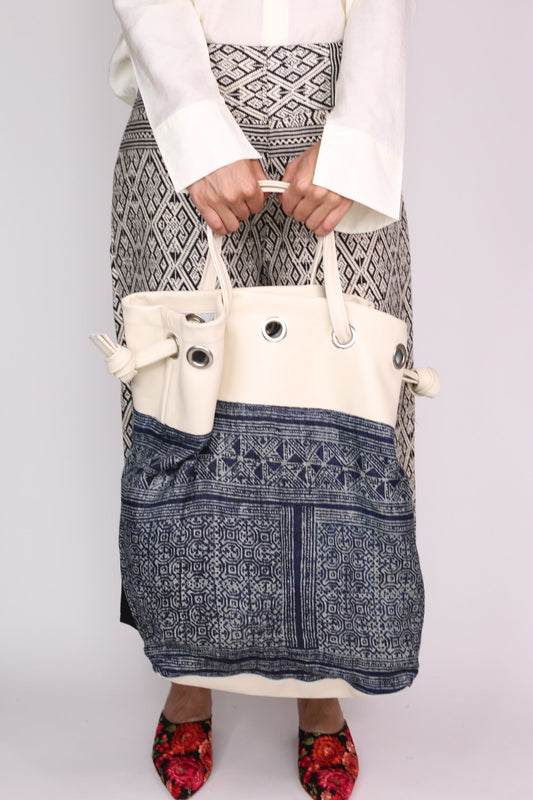 ALMA EMBROIDERED ARTISAN BAG - BANGKOK TAILOR CLOTHING STORE - HANDMADE CLOTHING