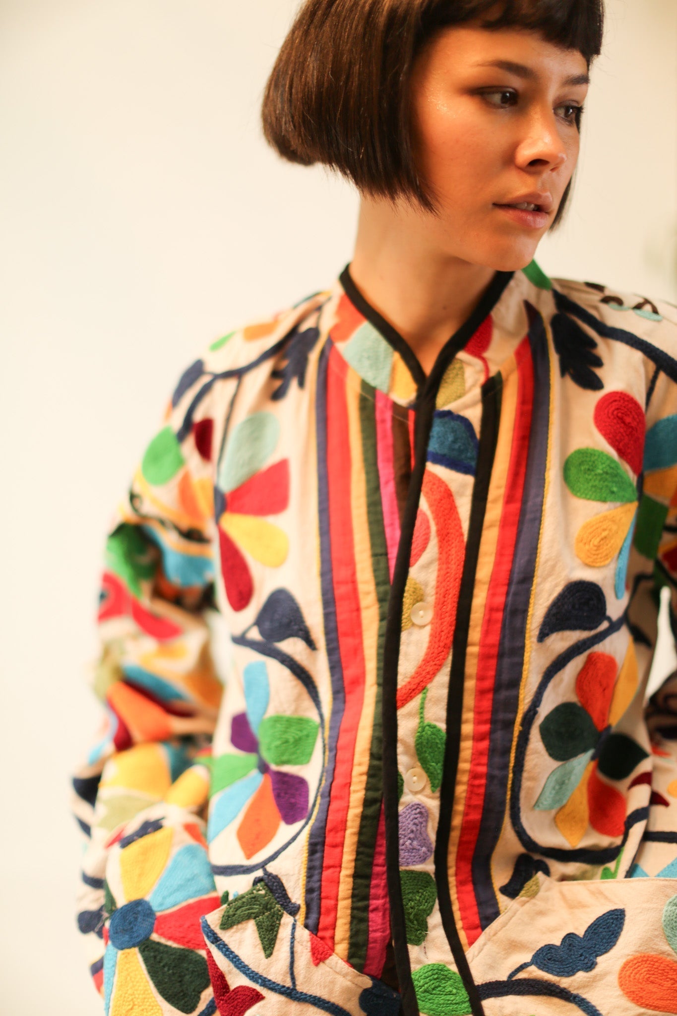 ARTISANS SUANZI JACKET LILAH - BANGKOK TAILOR CLOTHING STORE - HANDMADE CLOTHING