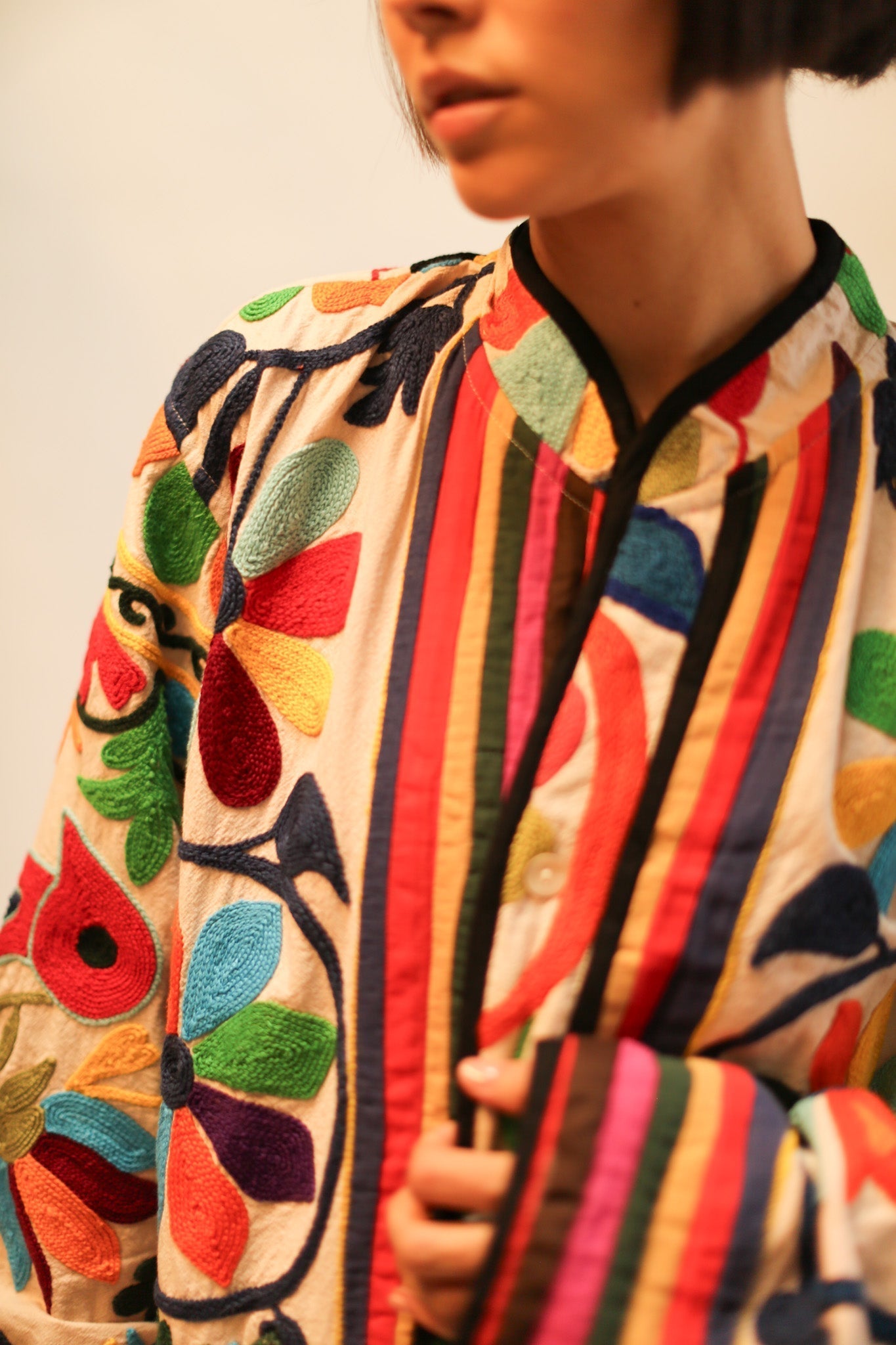 ARTISANS SUANZI JACKET LILAH - BANGKOK TAILOR CLOTHING STORE - HANDMADE CLOTHING