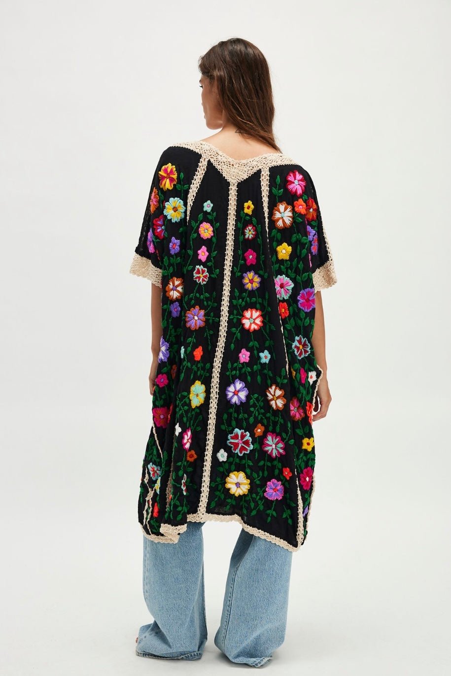 BELLA FLOR EMBROIDERED CAFTAN X FREE PEOPLE - BANGKOK TAILOR CLOTHING STORE - HANDMADE CLOTHING