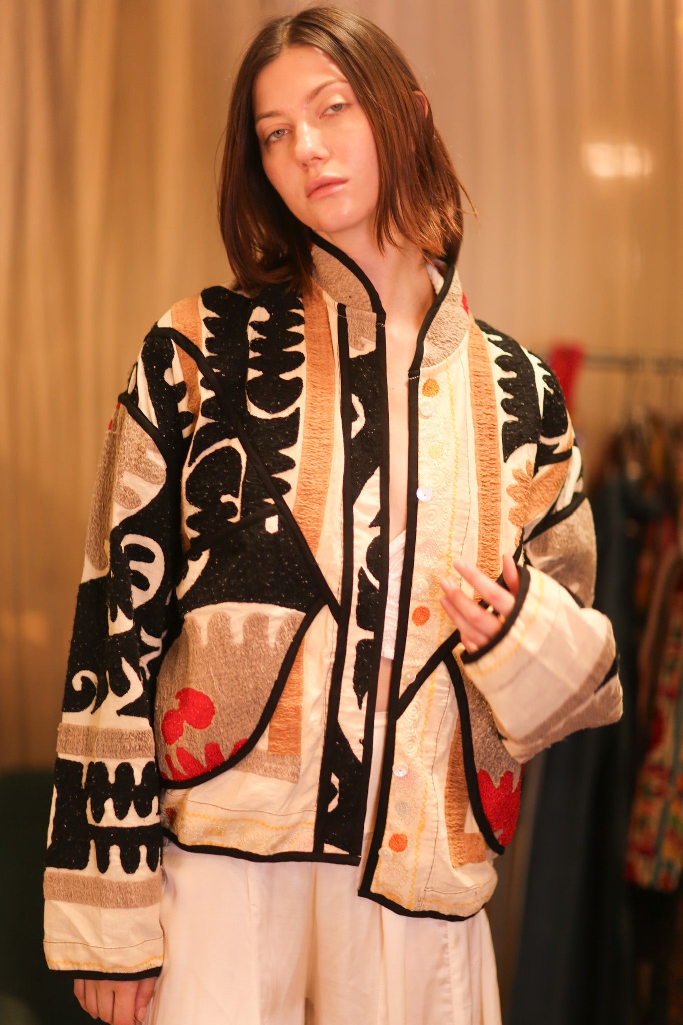 BOHEMIAN SUZANI JACKET AYUR - BANGKOK TAILOR CLOTHING STORE - HANDMADE CLOTHING