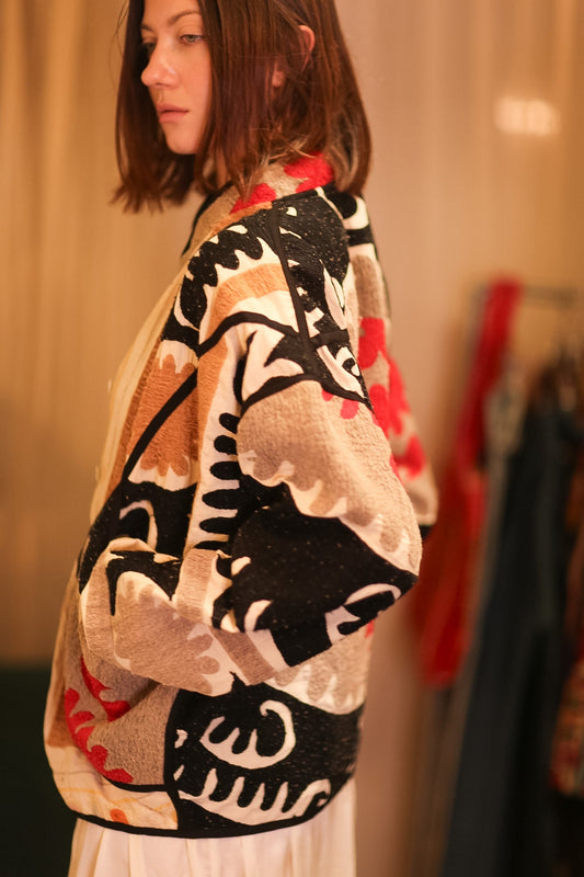 BOHEMIAN SUZANI JACKET AYUR - BANGKOK TAILOR CLOTHING STORE - HANDMADE CLOTHING