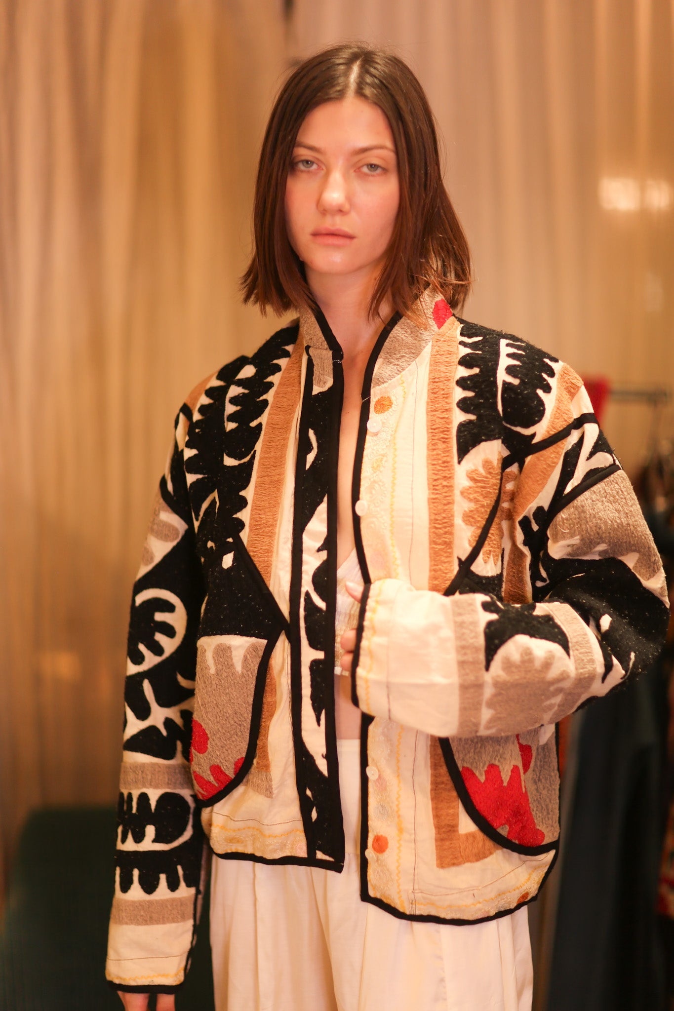 BOHEMIAN SUZANI JACKET AYUR - BANGKOK TAILOR CLOTHING STORE - HANDMADE CLOTHING
