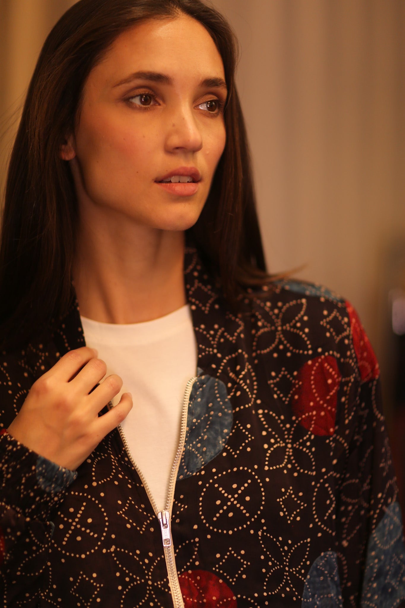 BOMBER JACKET SILK DOMI - BANGKOK TAILOR CLOTHING STORE - HANDMADE CLOTHING