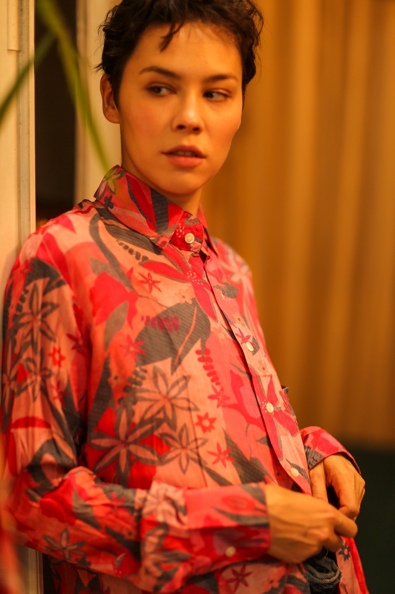 BOYFRIEND BILLIE LIGHT RED JUNGLE - BANGKOK TAILOR CLOTHING STORE - HANDMADE CLOTHING