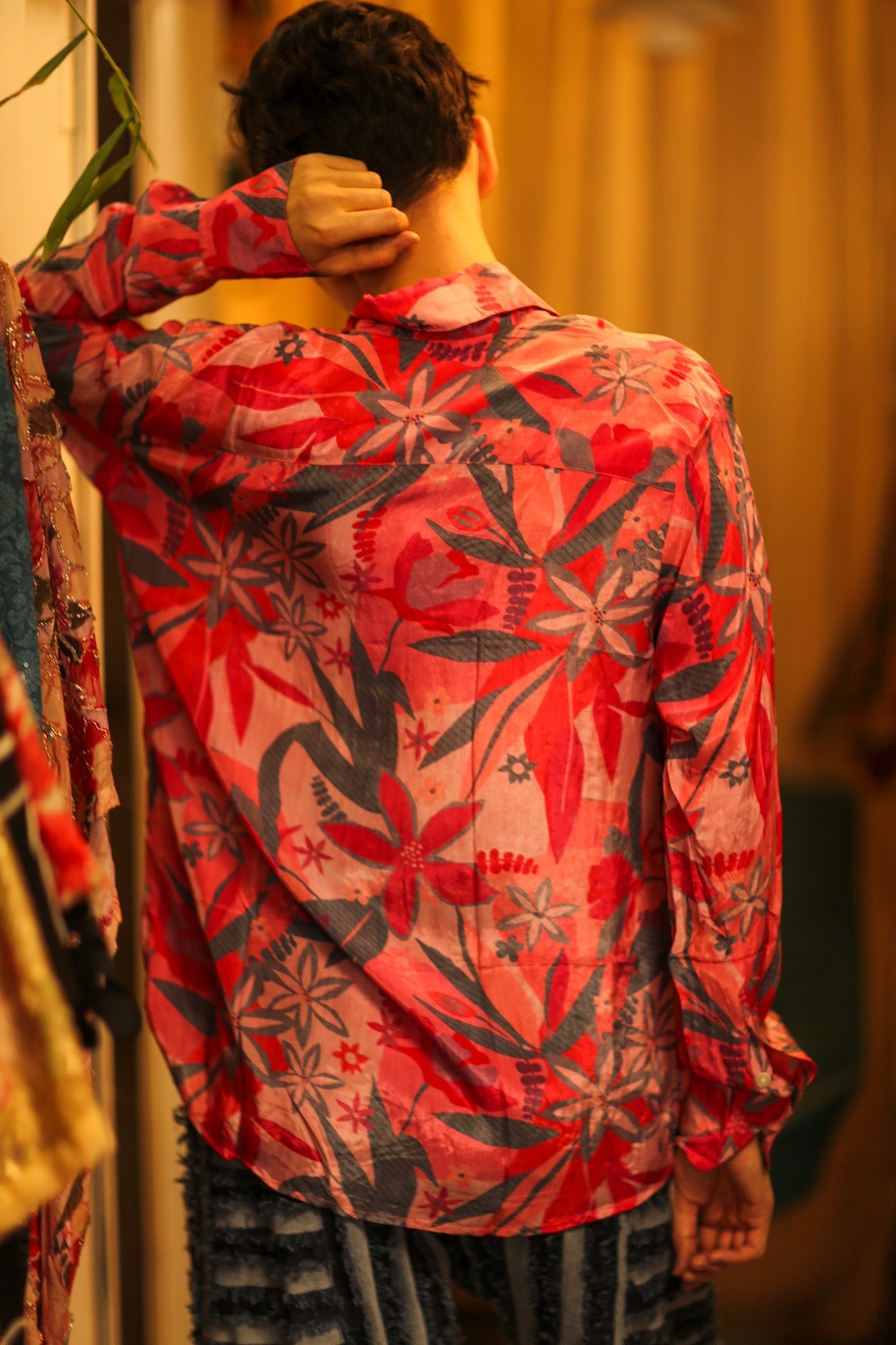 BOYFRIEND BILLIE LIGHT RED JUNGLE - BANGKOK TAILOR CLOTHING STORE - HANDMADE CLOTHING