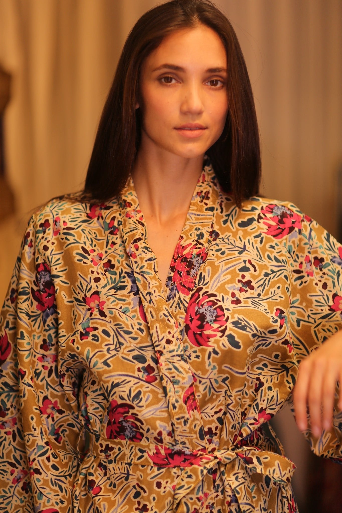 COTTON KIMONO DION - BANGKOK TAILOR CLOTHING STORE - HANDMADE CLOTHING