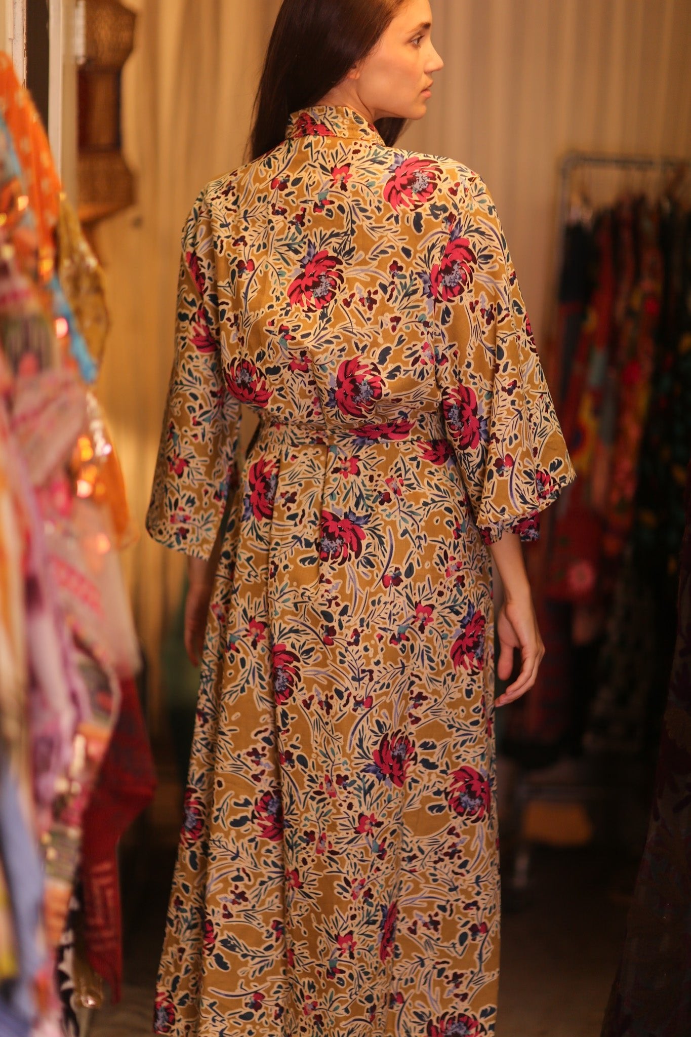 COTTON KIMONO DION - BANGKOK TAILOR CLOTHING STORE - HANDMADE CLOTHING