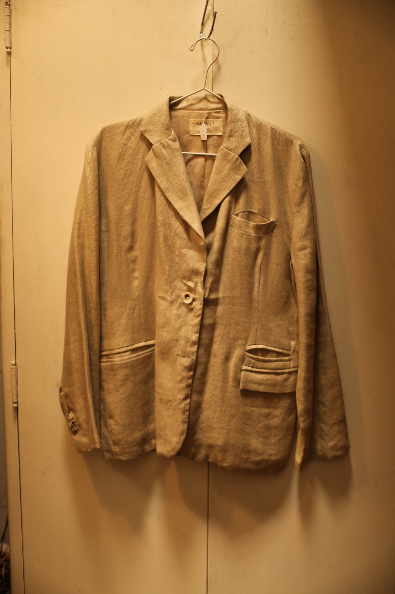 COTTON/ LINEN JACKET - S52 - BANGKOK TAILOR CLOTHING STORE - HANDMADE CLOTHING