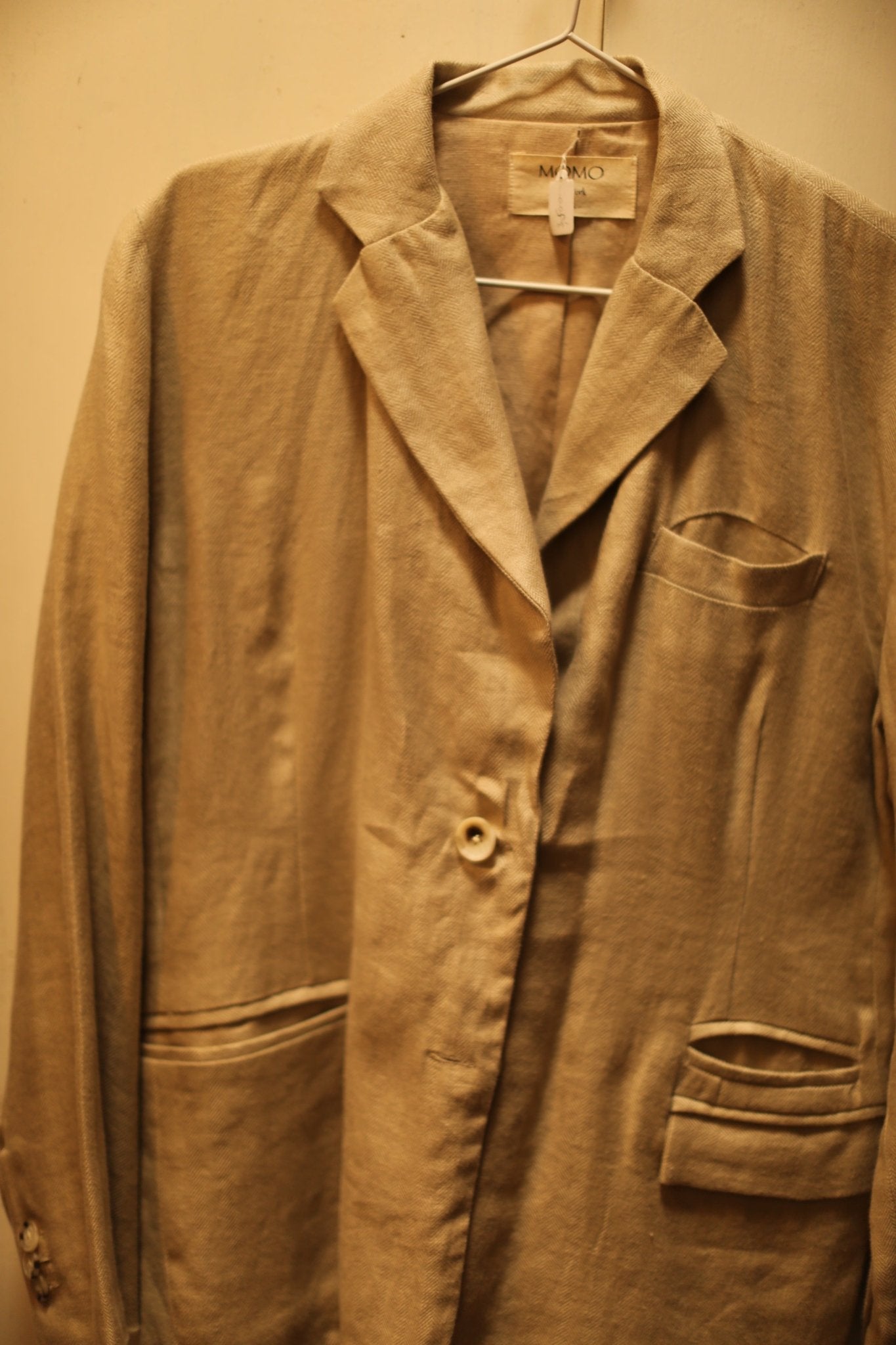 COTTON/ LINEN JACKET - S52 - BANGKOK TAILOR CLOTHING STORE - HANDMADE CLOTHING