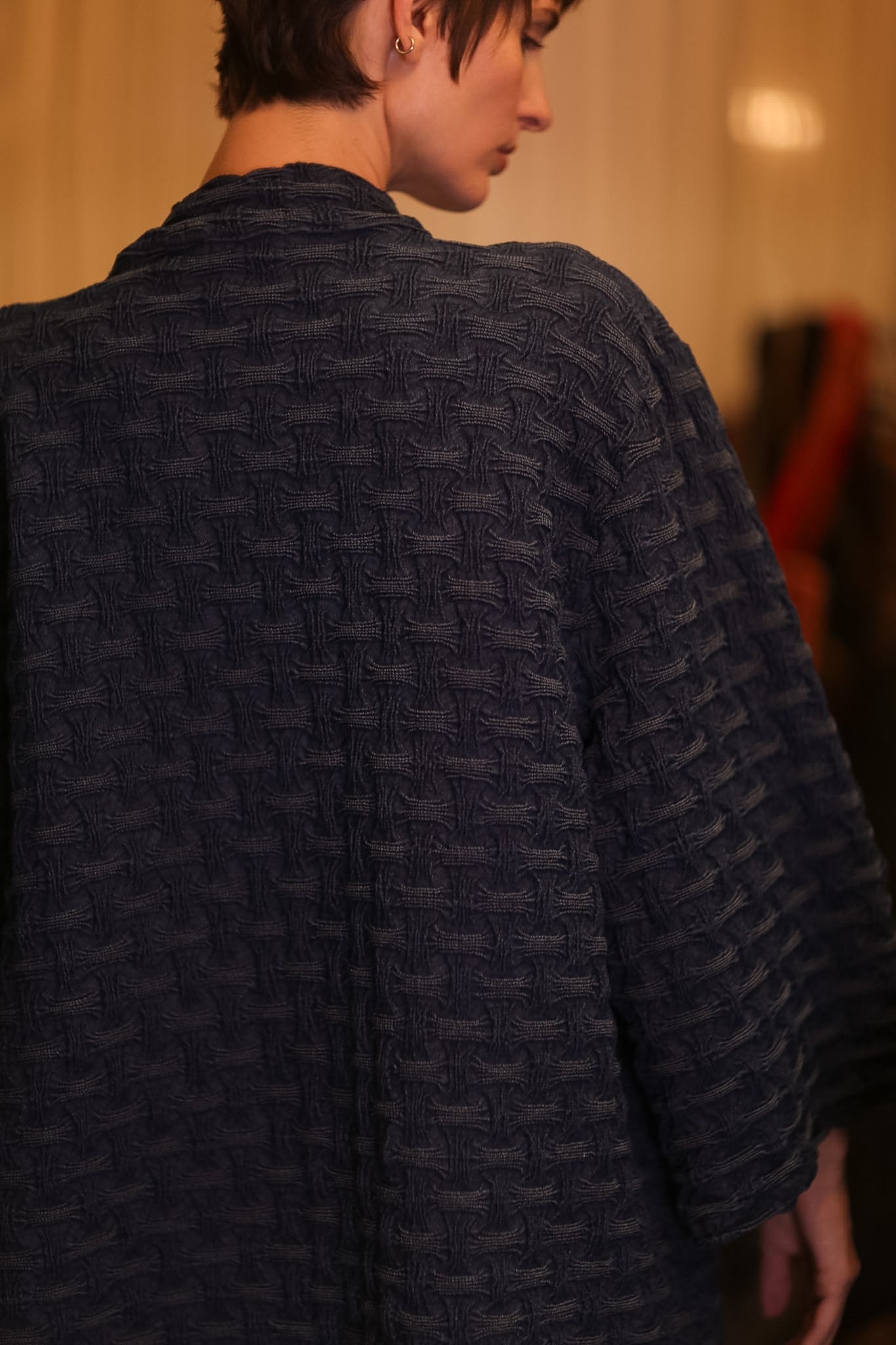 DARKJAPANESE PREMIUM DENIM SHORT KIMONO HTAYAN - BANGKOK TAILOR CLOTHING STORE - HANDMADE CLOTHING