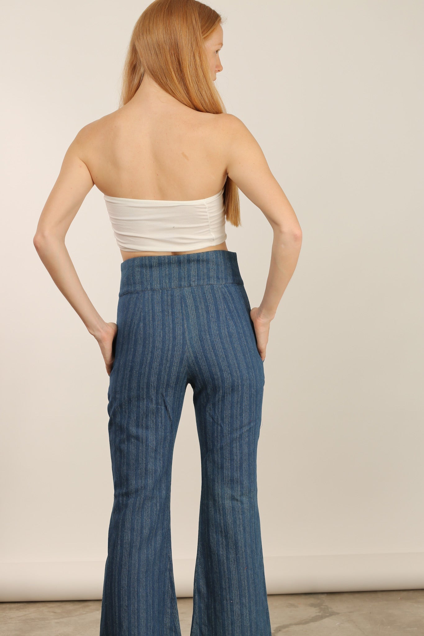 DENIM PANTS ATHENA - BANGKOK TAILOR CLOTHING STORE - HANDMADE CLOTHING