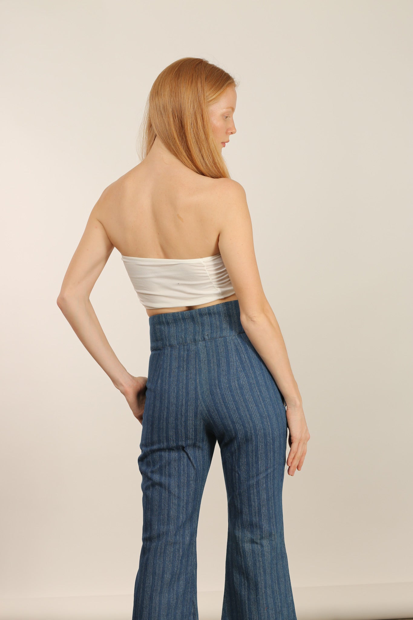 DENIM PANTS ATHENA - BANGKOK TAILOR CLOTHING STORE - HANDMADE CLOTHING