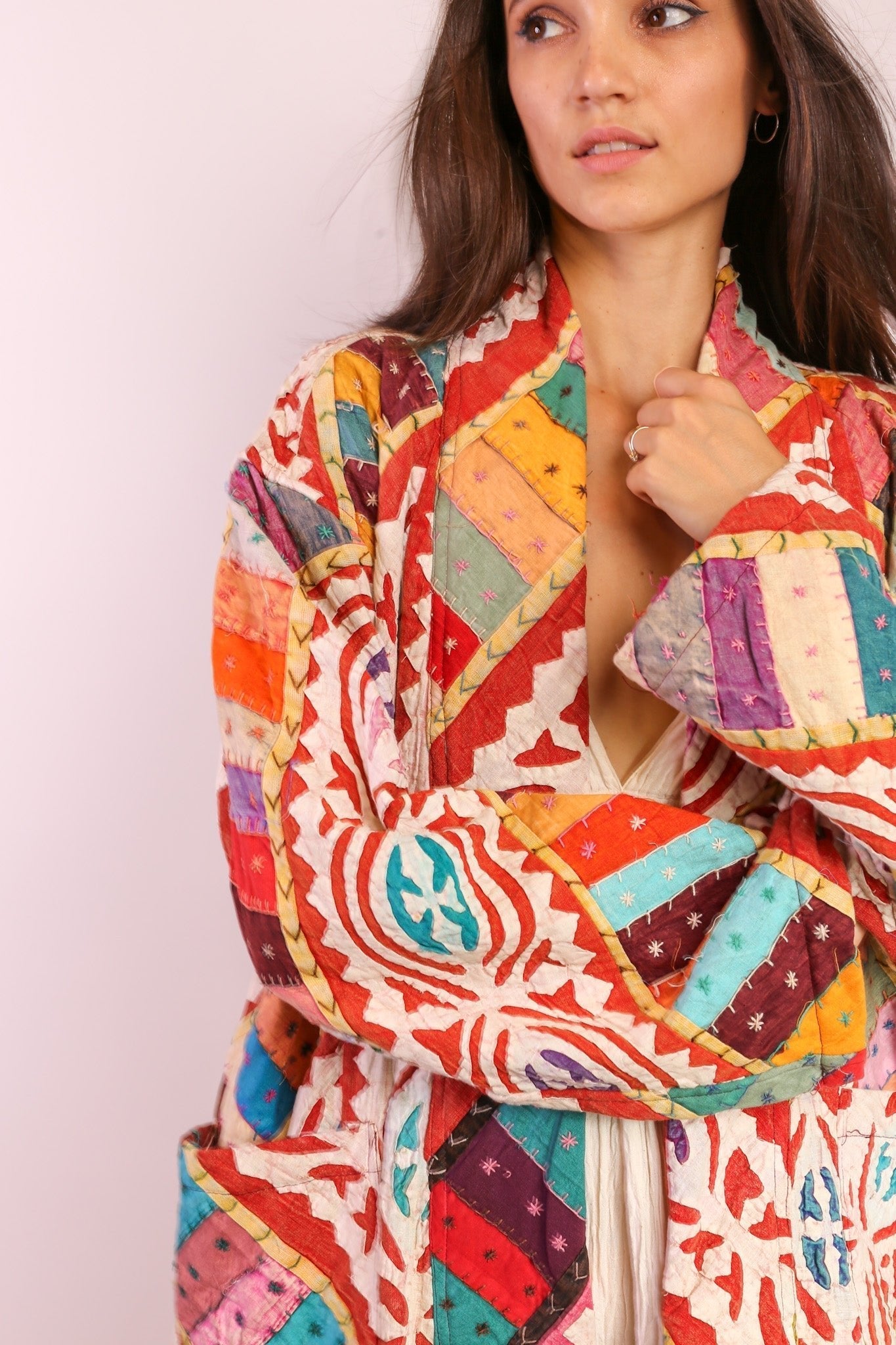 EMBROIDERED COAT JACKET MAHELI - BANGKOK TAILOR CLOTHING STORE - HANDMADE CLOTHING