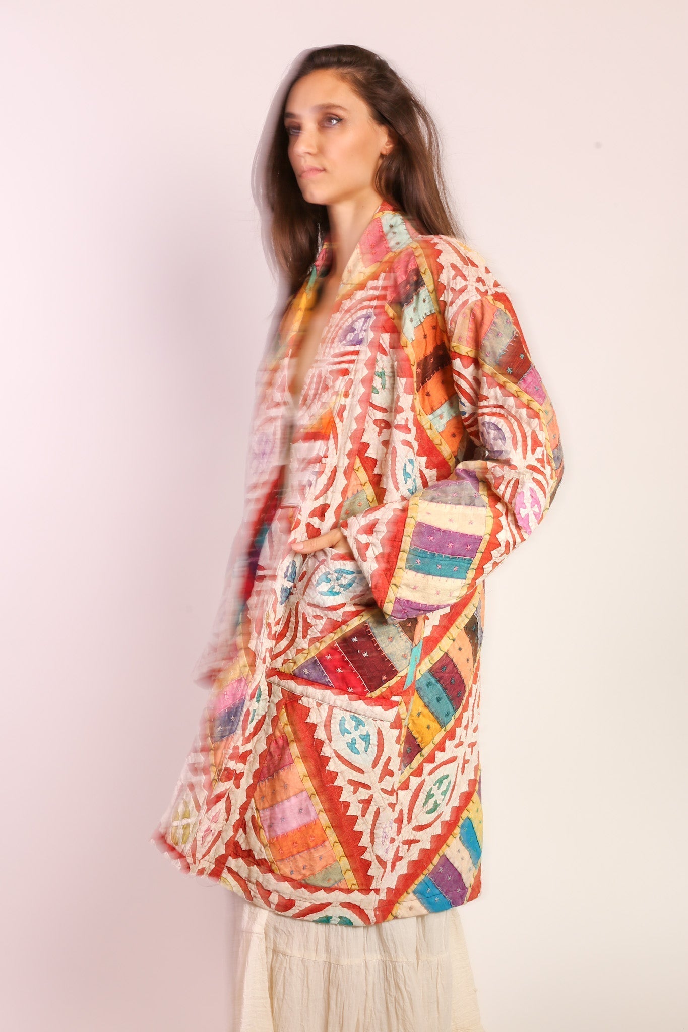 EMBROIDERED COAT JACKET MAHELI - BANGKOK TAILOR CLOTHING STORE - HANDMADE CLOTHING