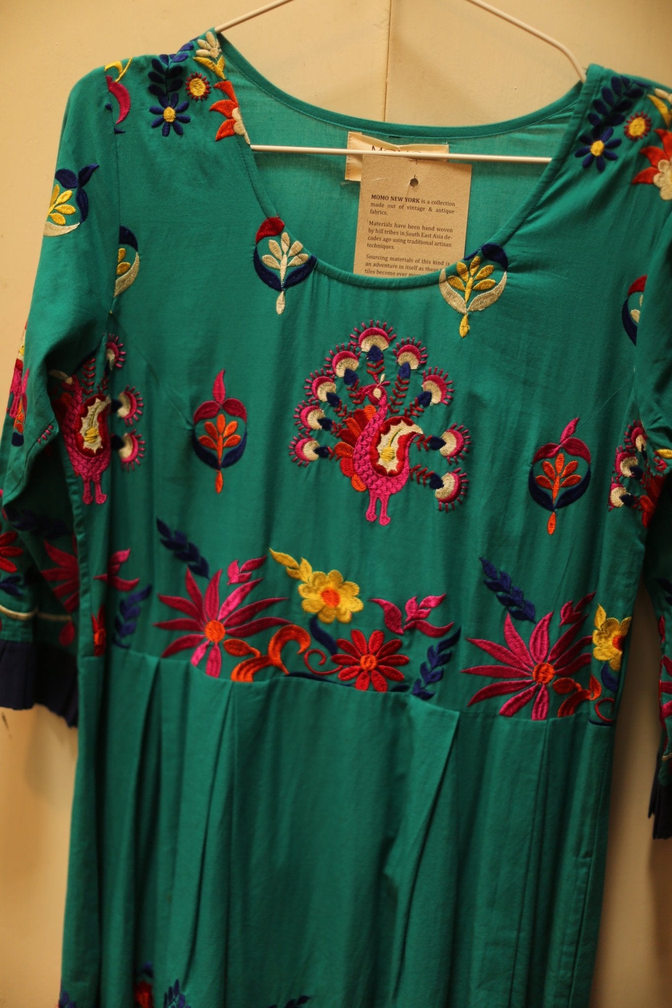 EMBROIDERED DRESS - S51 - BANGKOK TAILOR CLOTHING STORE - HANDMADE CLOTHING