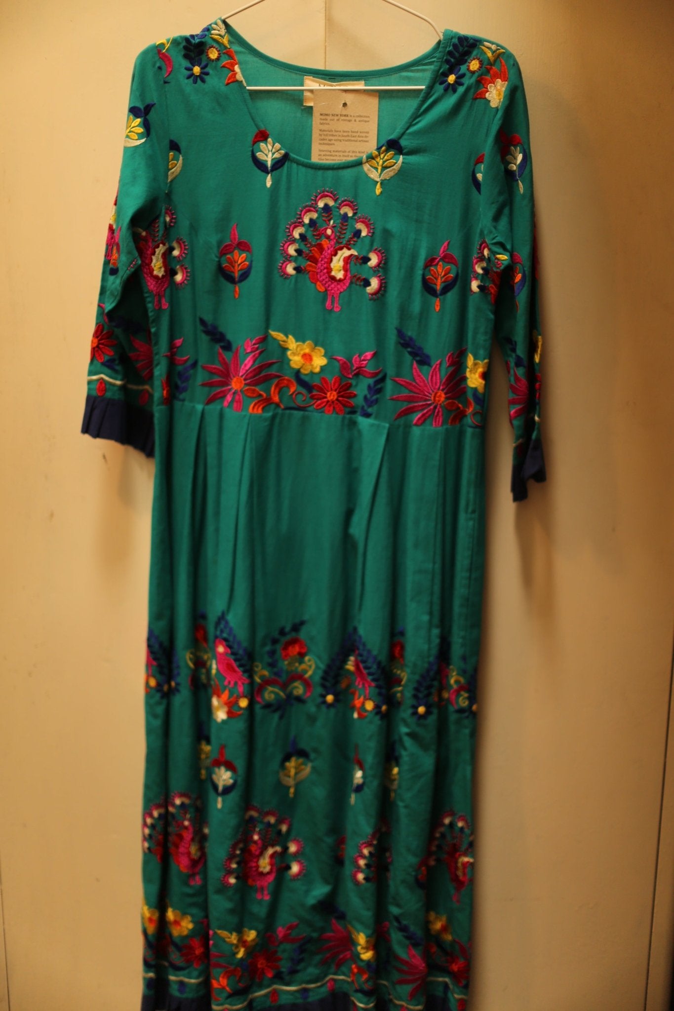 EMBROIDERED DRESS - S51 - BANGKOK TAILOR CLOTHING STORE - HANDMADE CLOTHING