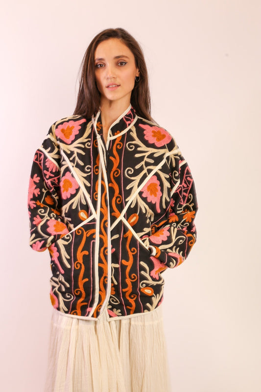 EMBROIDERED JACKET ILKSEN - BANGKOK TAILOR CLOTHING STORE - HANDMADE CLOTHING