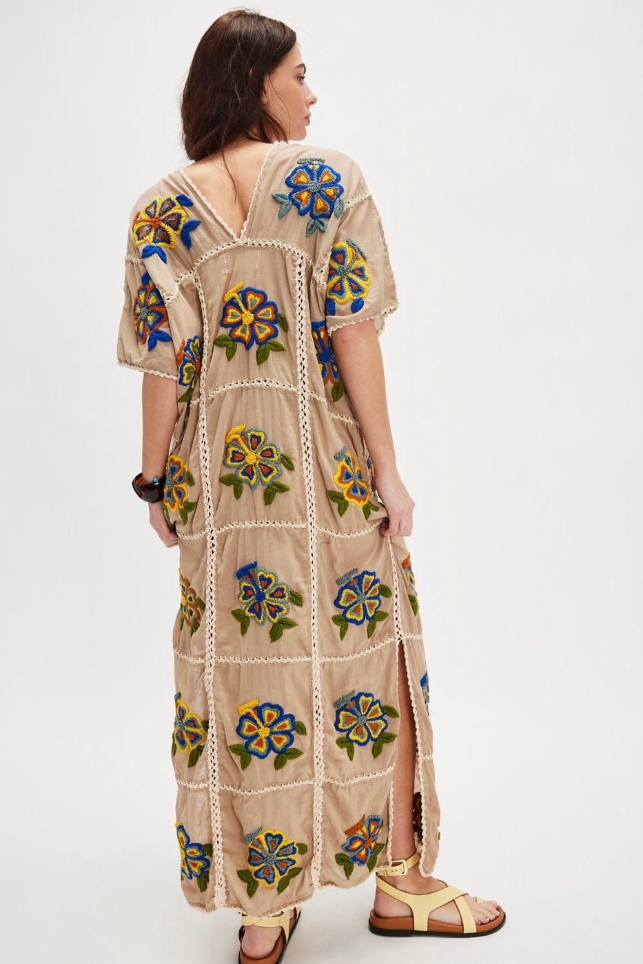 EMBROIDERED KAFTAN JOSIN - BANGKOK TAILOR CLOTHING STORE - HANDMADE CLOTHING