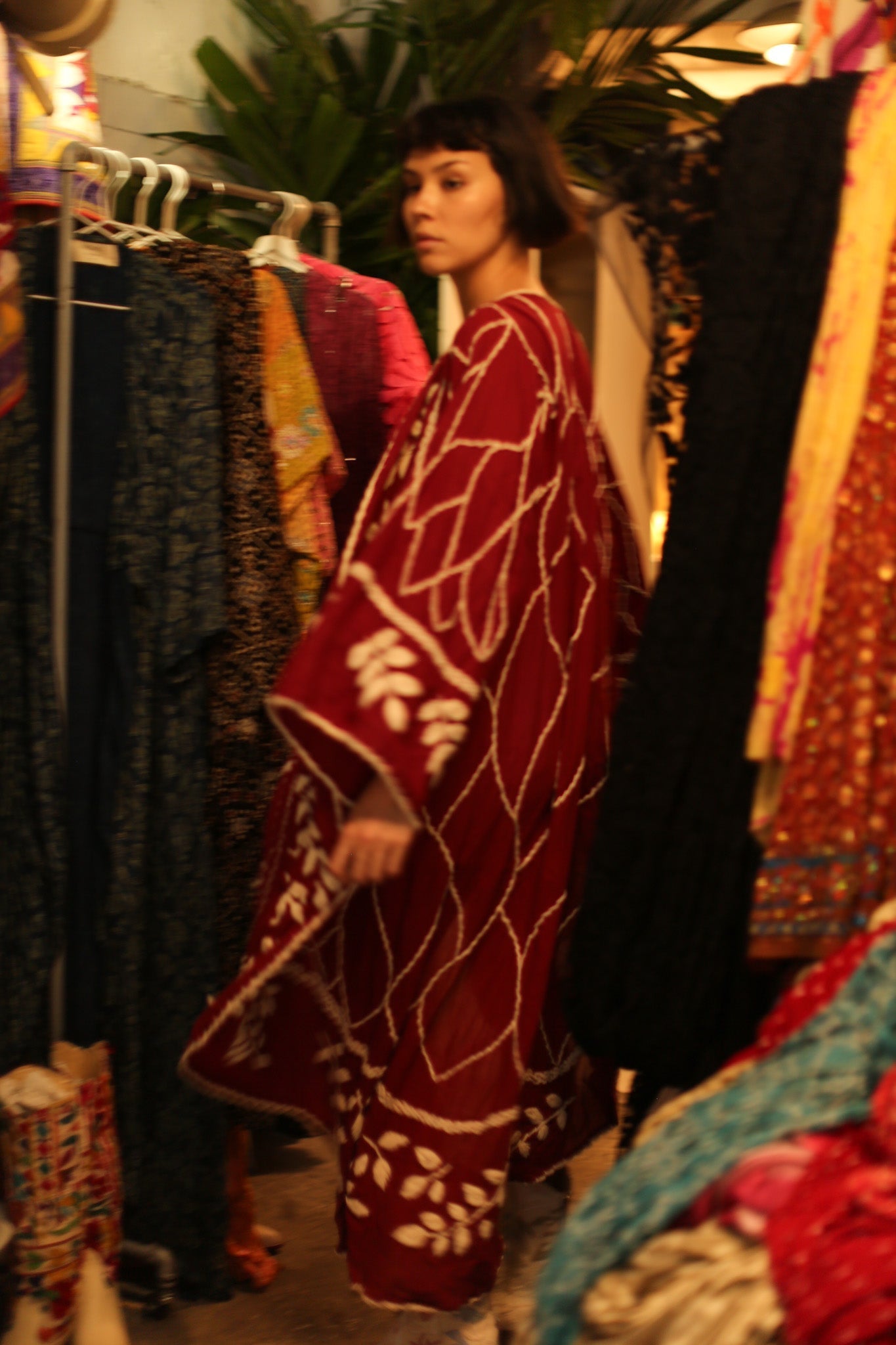 EMBROIDERED KIMONO GINEVRA - BANGKOK TAILOR CLOTHING STORE - HANDMADE CLOTHING