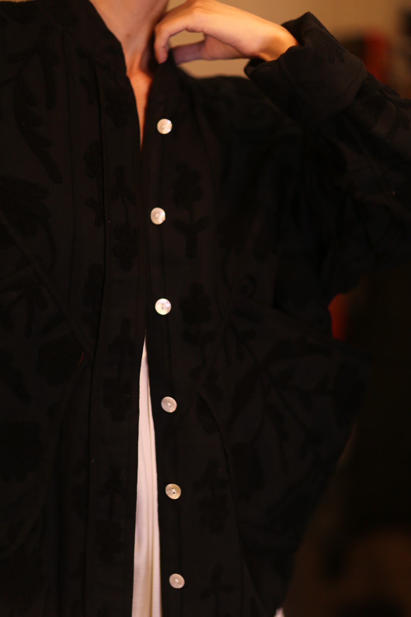 EMBROIDERED PREMIUM COTTON JACKET MIDIL - BANGKOK TAILOR CLOTHING STORE - HANDMADE CLOTHING