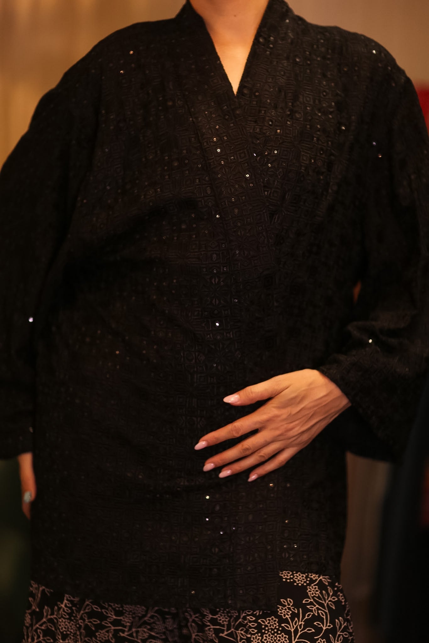 EMBROIDERED SHORT KIMONO MAHUYAR - BANGKOK TAILOR CLOTHING STORE - HANDMADE CLOTHING