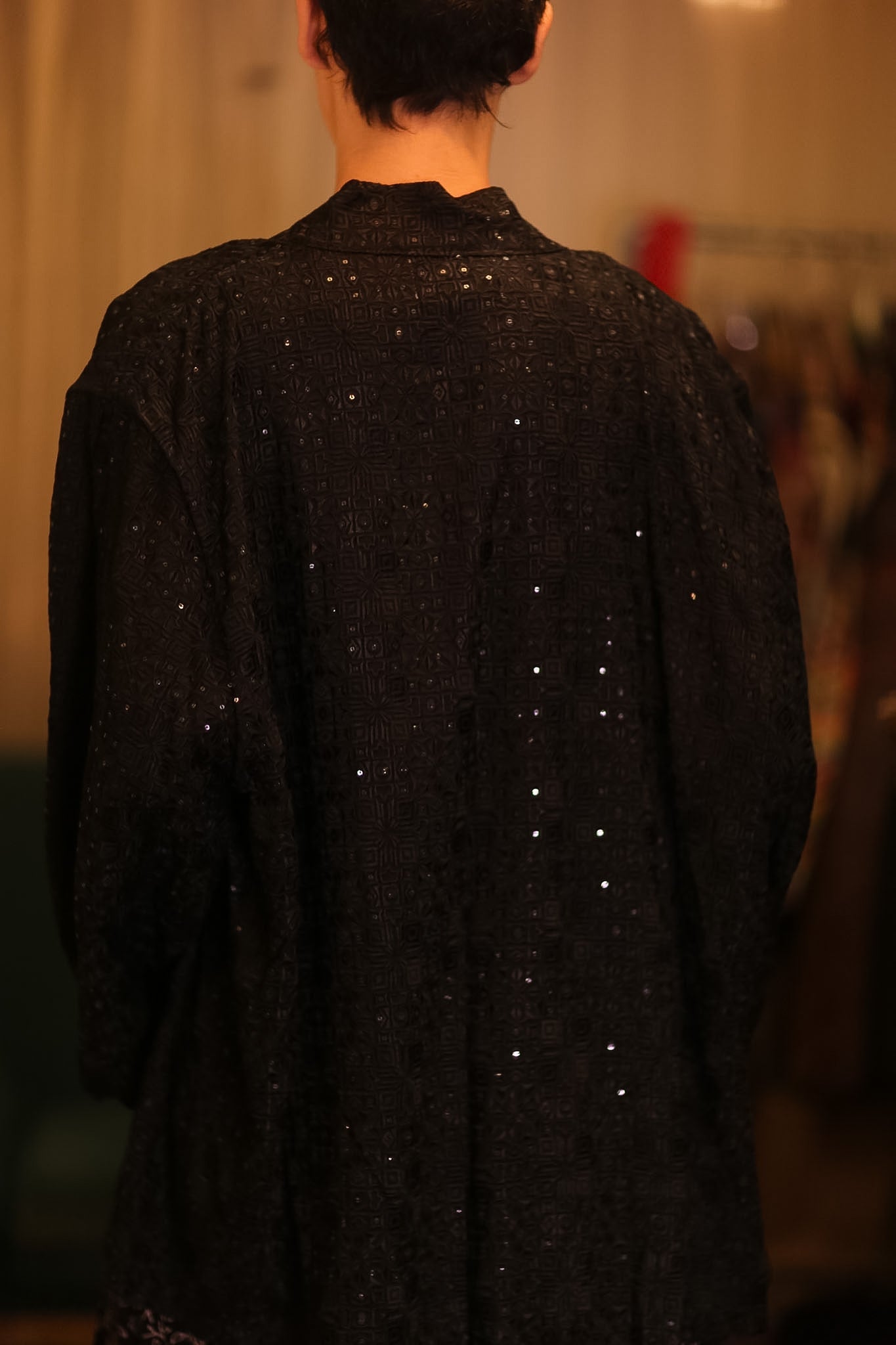 EMBROIDERED SHORT KIMONO MAHUYAR - BANGKOK TAILOR CLOTHING STORE - HANDMADE CLOTHING