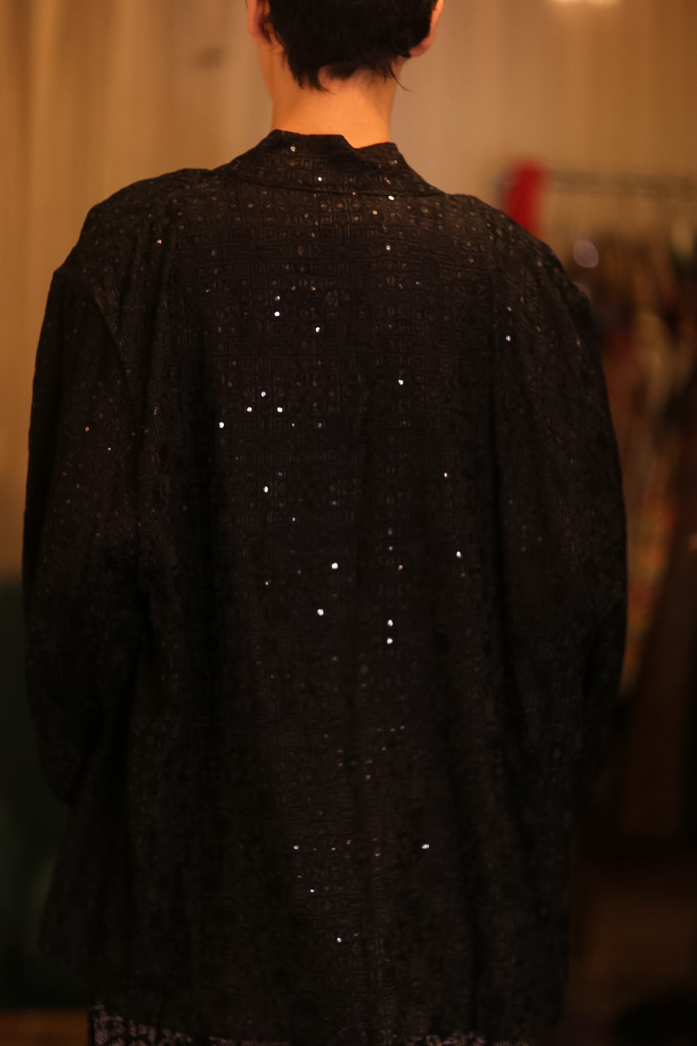 EMBROIDERED SHORT KIMONO MAHUYAR - BANGKOK TAILOR CLOTHING STORE - HANDMADE CLOTHING
