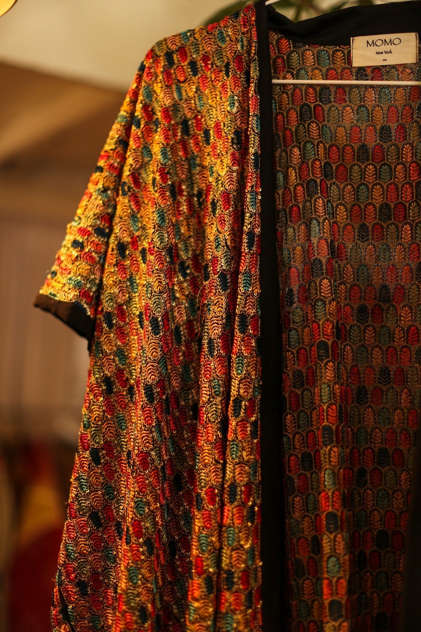 EMBROIDERED SILK KIMONO - BANGKOK TAILOR CLOTHING STORE - HANDMADE CLOTHING