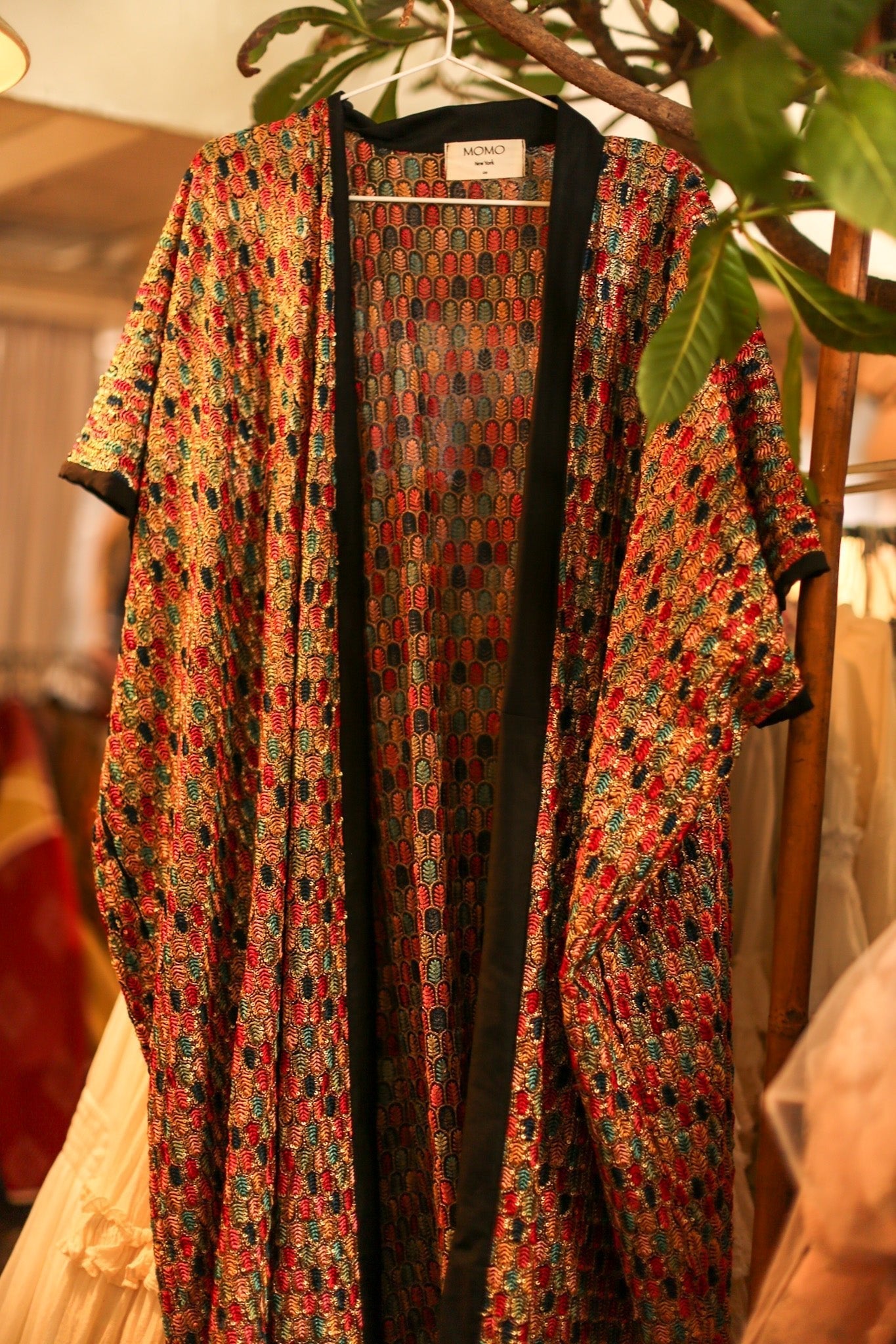 EMBROIDERED SILK KIMONO - BANGKOK TAILOR CLOTHING STORE - HANDMADE CLOTHING