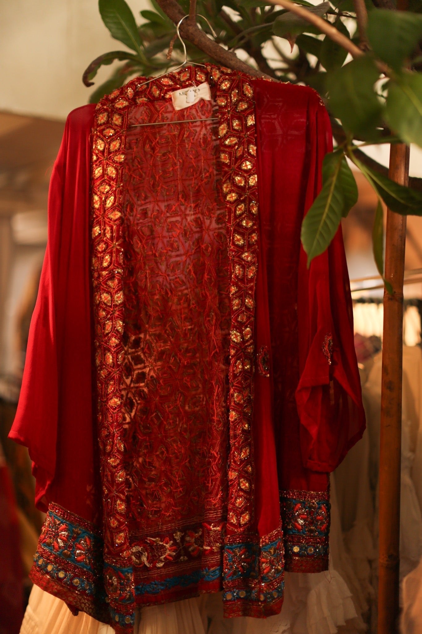 EMBROIDERED SILK KIMONO SARA - BANGKOK TAILOR CLOTHING STORE - HANDMADE CLOTHING