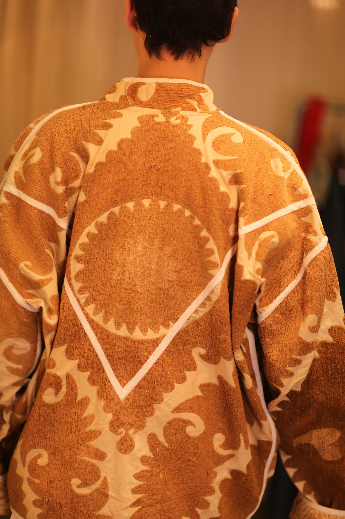 EMBROIDERED SUZANI JACKET PDIN - BANGKOK TAILOR CLOTHING STORE - HANDMADE CLOTHING