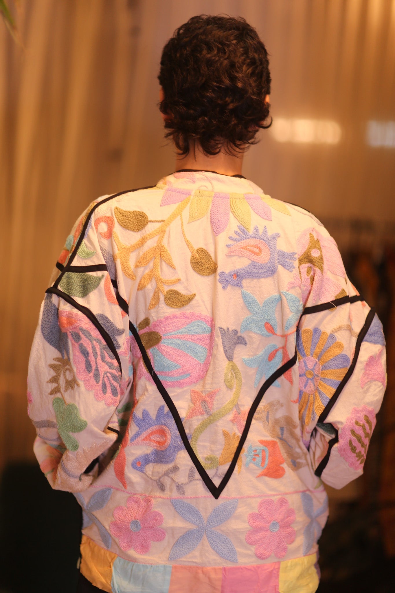 EMBROIDERED SUZANI JACKET THETTANT - BANGKOK TAILOR CLOTHING STORE - HANDMADE CLOTHING