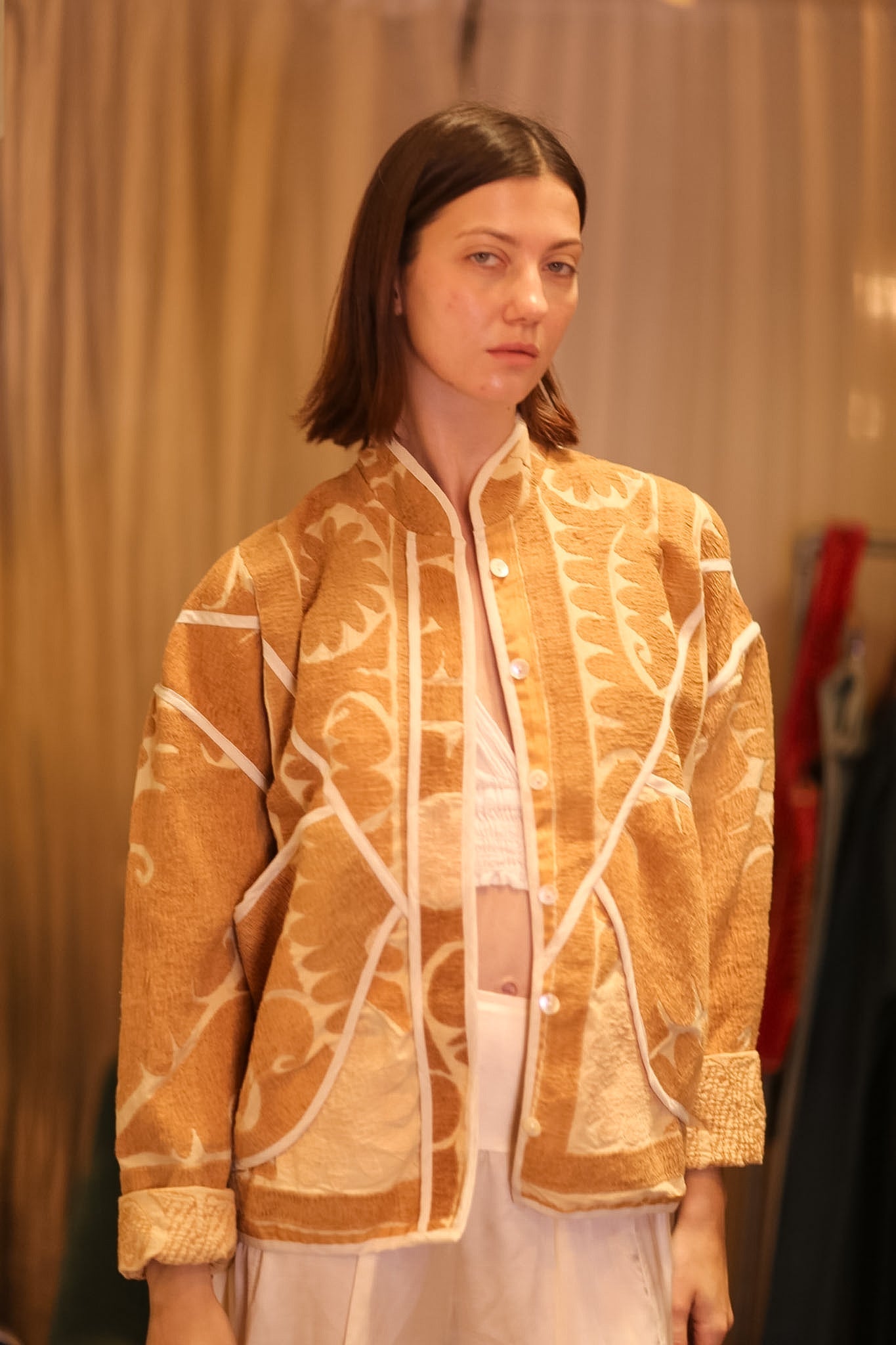 EMBROIDERED SUZANI JACKET YILTHANT - BANGKOK TAILOR CLOTHING STORE - HANDMADE CLOTHING