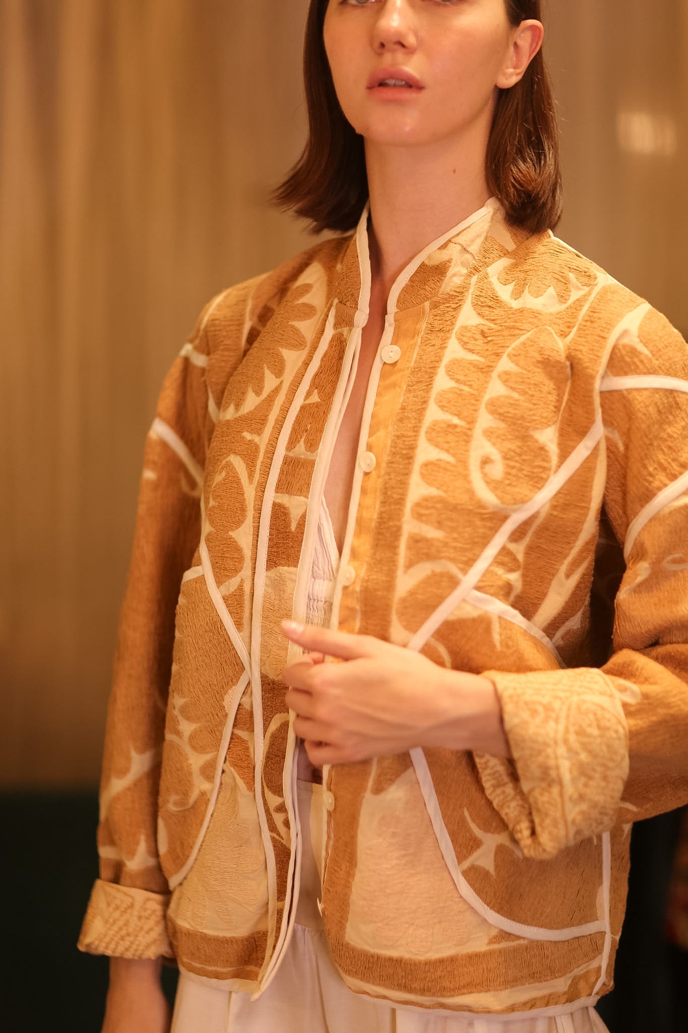 EMBROIDERED SUZANI JACKET YILTHANT - BANGKOK TAILOR CLOTHING STORE - HANDMADE CLOTHING