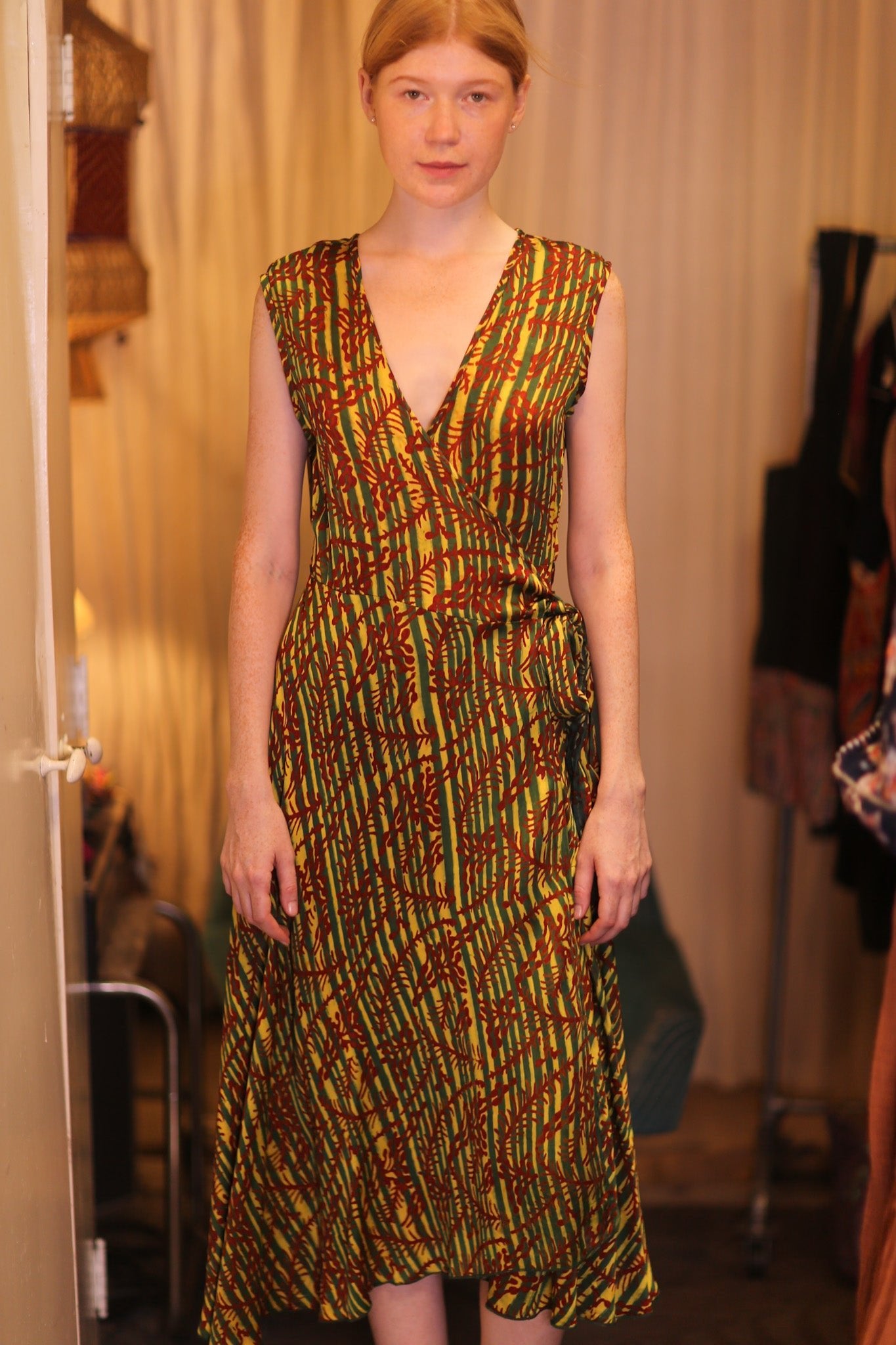 GABRIELE SILK DRESS BAMREST - BANGKOK TAILOR CLOTHING STORE - HANDMADE CLOTHING