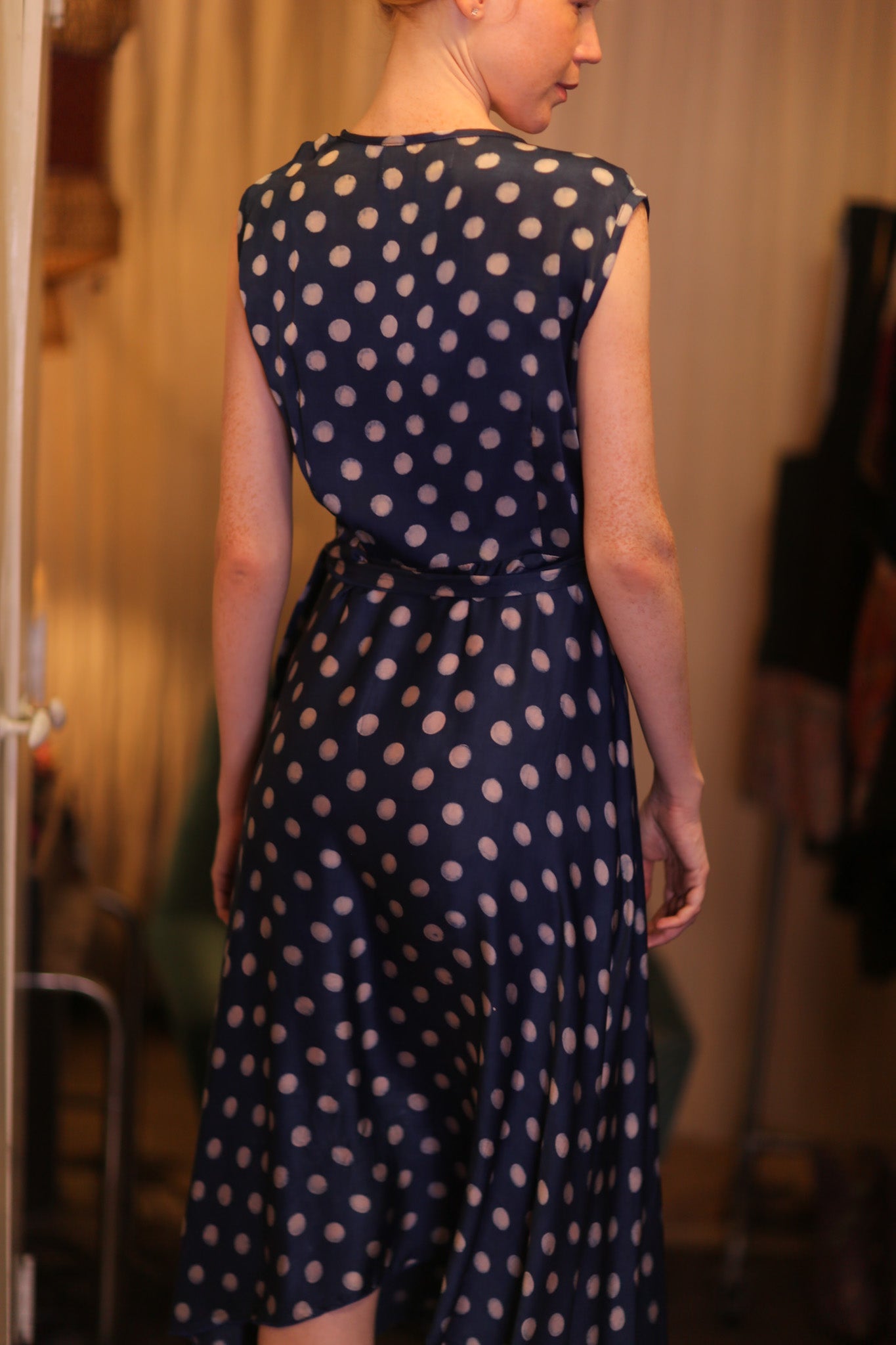 GABRIELE SILK DRESS MOONLET - BANGKOK TAILOR CLOTHING STORE - HANDMADE CLOTHING