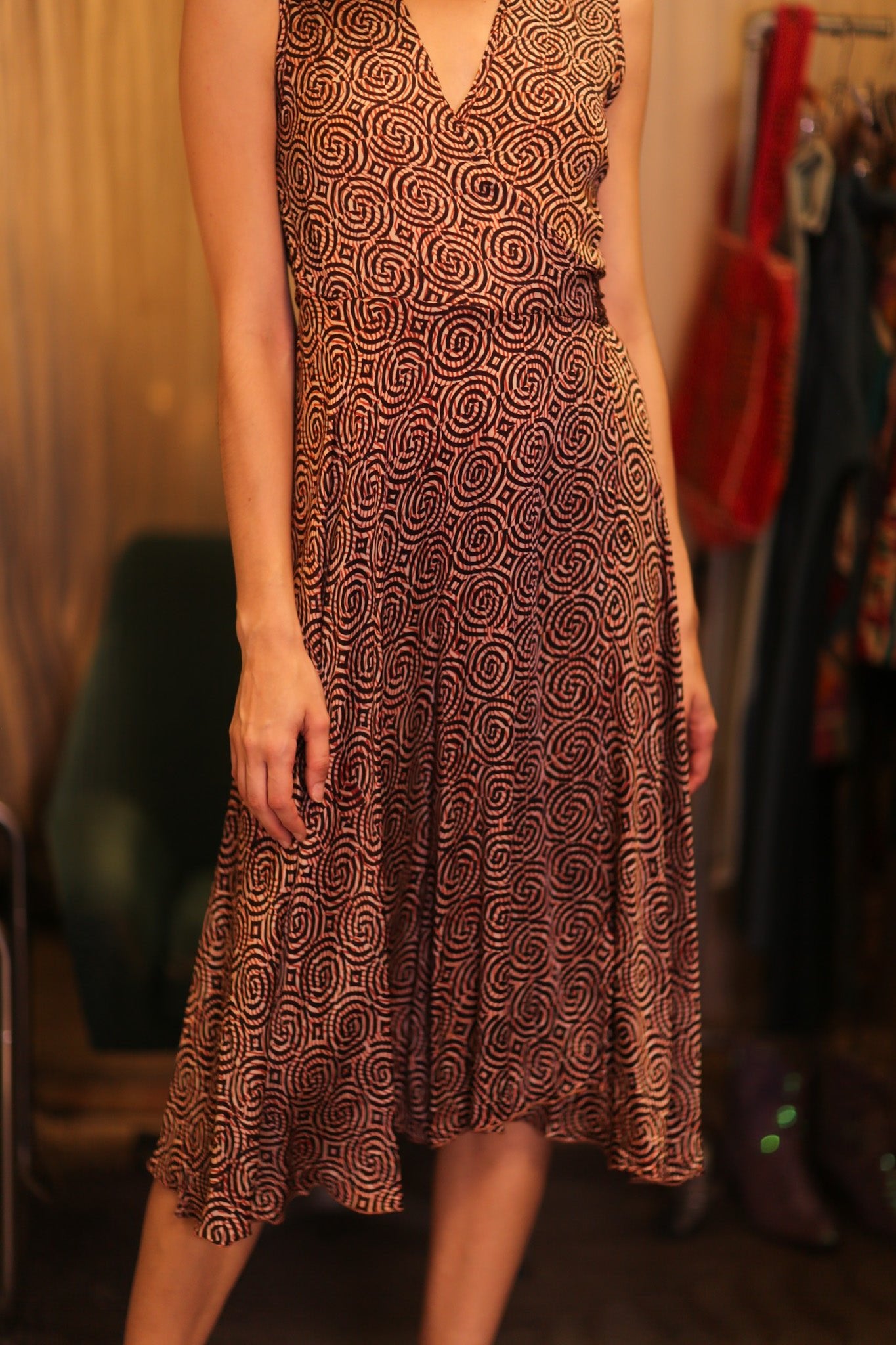GABRIELE SILK DRESS NILONE - BANGKOK TAILOR CLOTHING STORE - HANDMADE CLOTHING